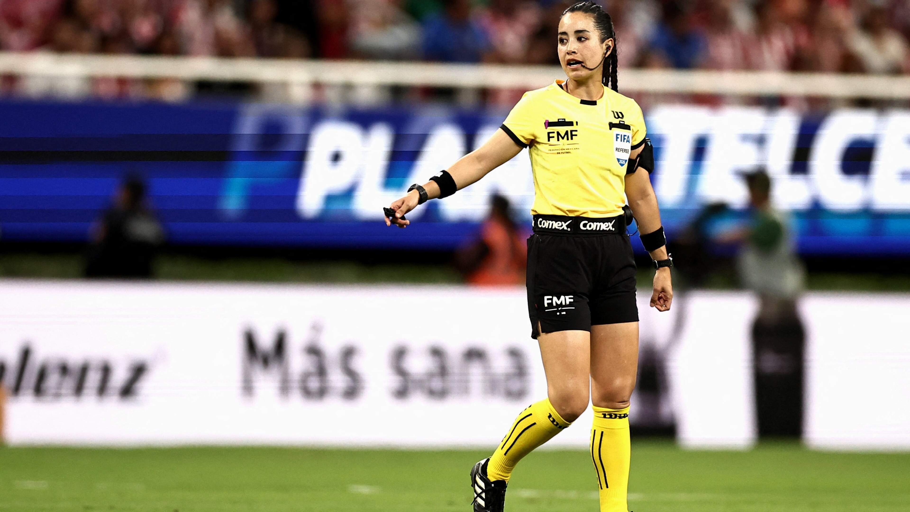 Katia Garcia first woman to referee a Dutch national team World Cup match: ‘She is calm, but fierce when necessary’