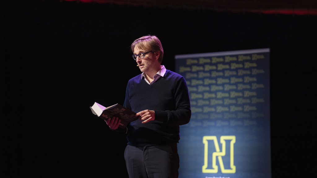 Bart van Loo presenteert nieuwe boek in ‘Bourgondisch’ Haarlem. ‘Het