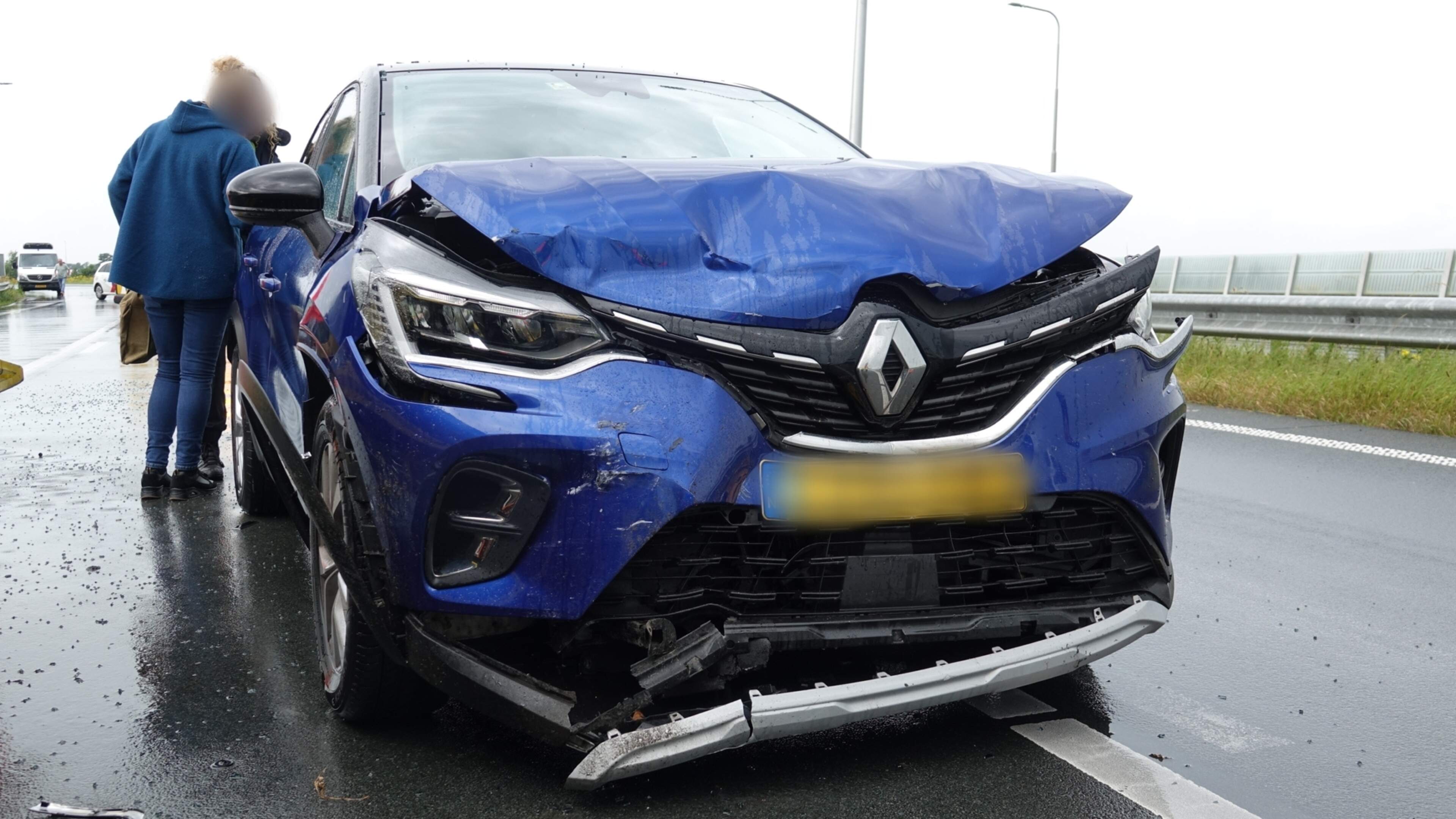 Schade bij aanrijding op N307 bij Zwaag