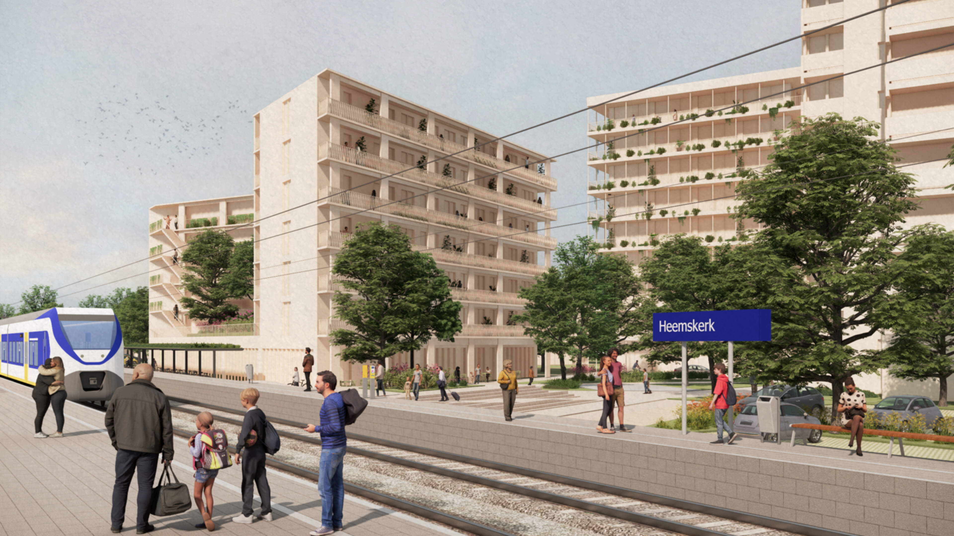 Beverwijk sacrifices green space for Heemskerk housing development: 299 new homes near station area