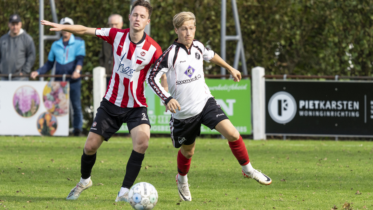 Finn van Dam laat niets heel van Spartanen. De man van de wedstrijd bij