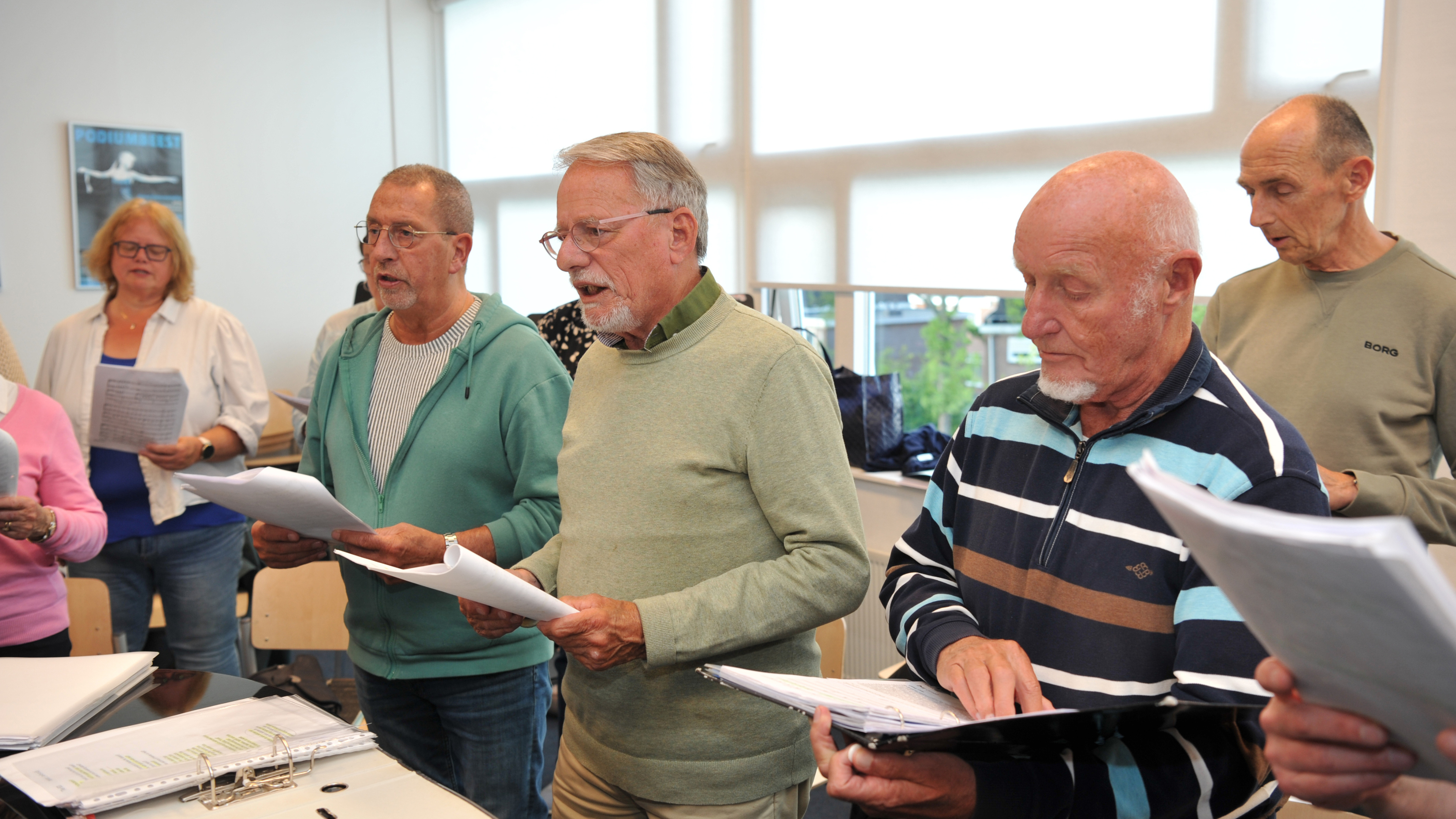 Men wanted: Take It Easy choir faces severe shortage. 'The three of us have to work incredibly hard,' says bass Ed
