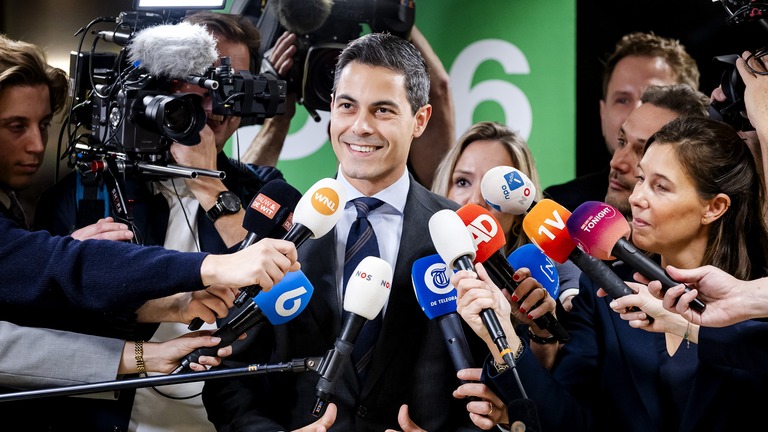 Lijsttrekker Rob Jetten.