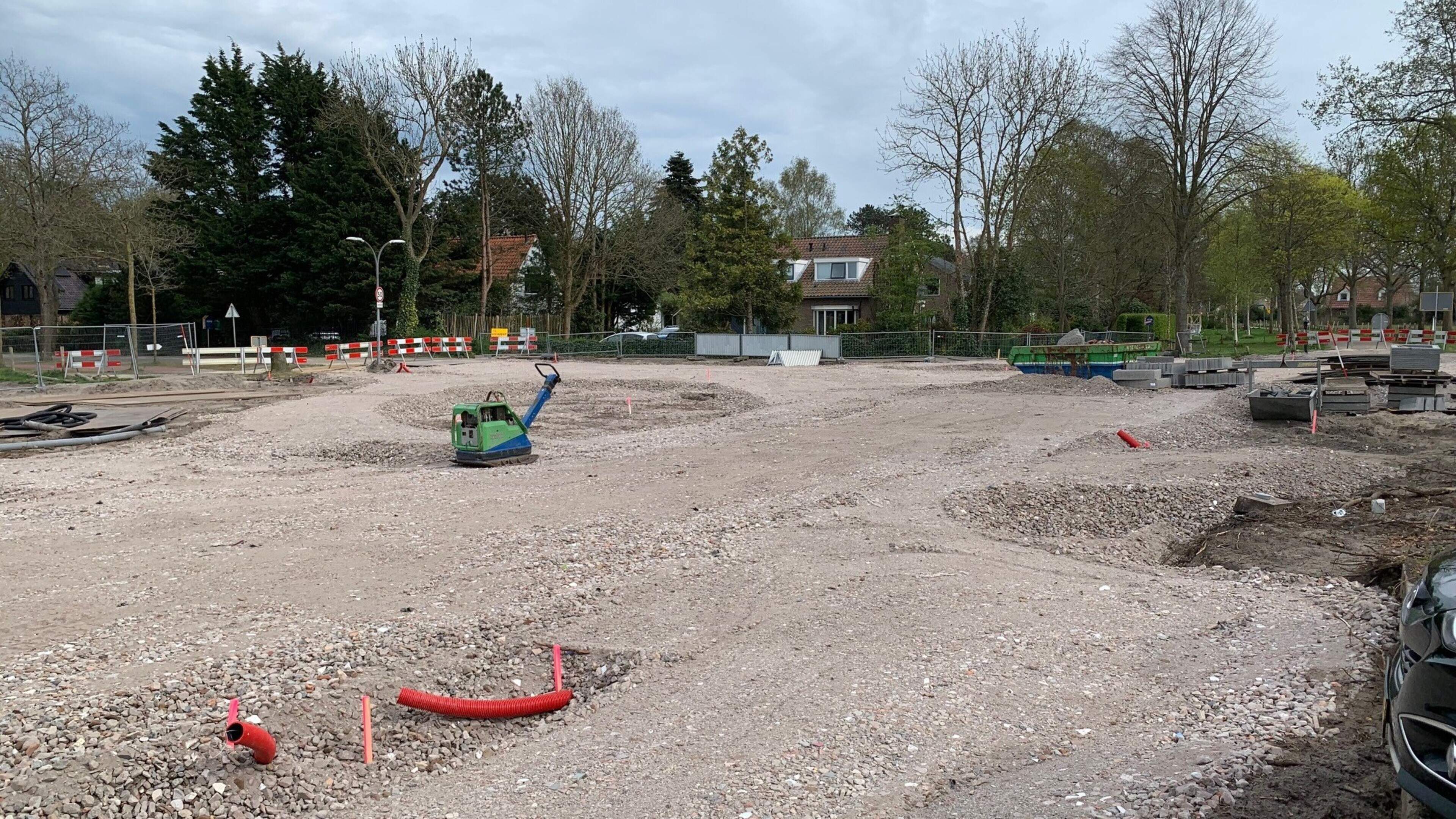 Rotonde Schoorl krijgt langzaam vorm, bypass is aanstaande