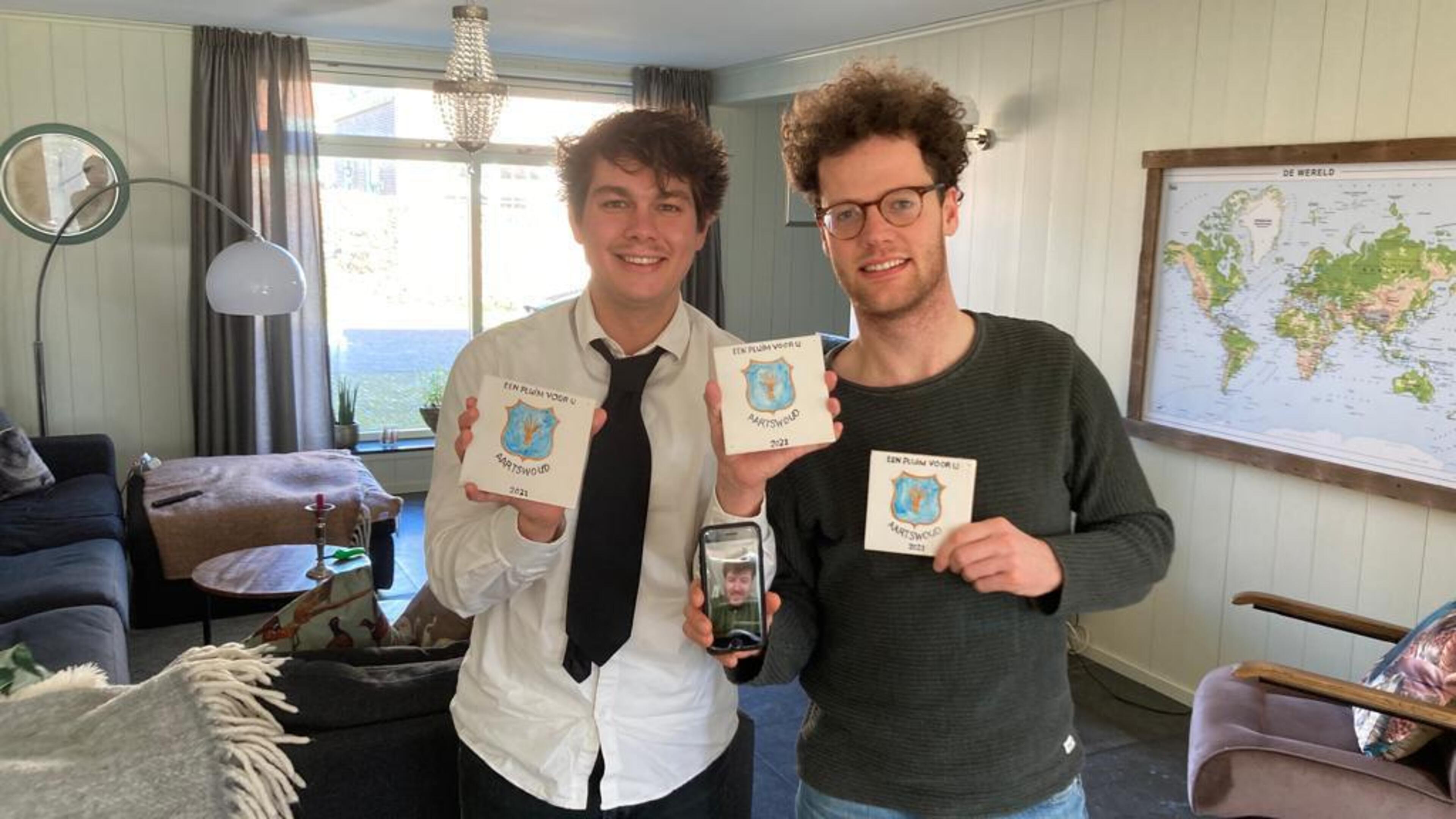 Kaapvaarders Lars, Joost en Tim krijgen Pluim van Aartswoud