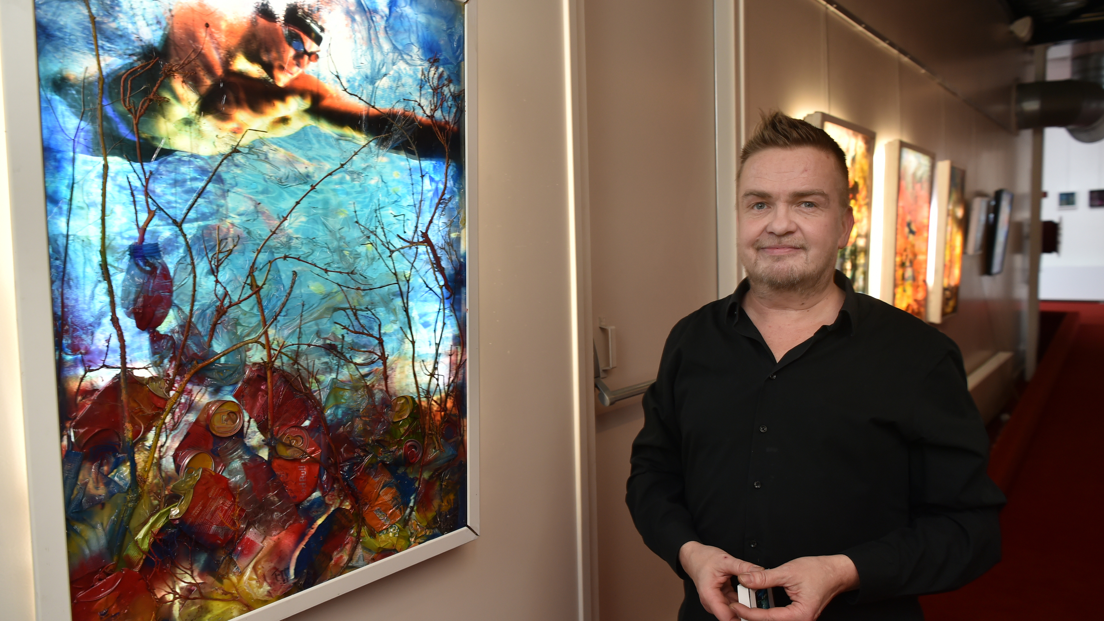 Finnish artist Teppo Korte exhibits colorful works at KEK: ‘I get my inspiration from nature’