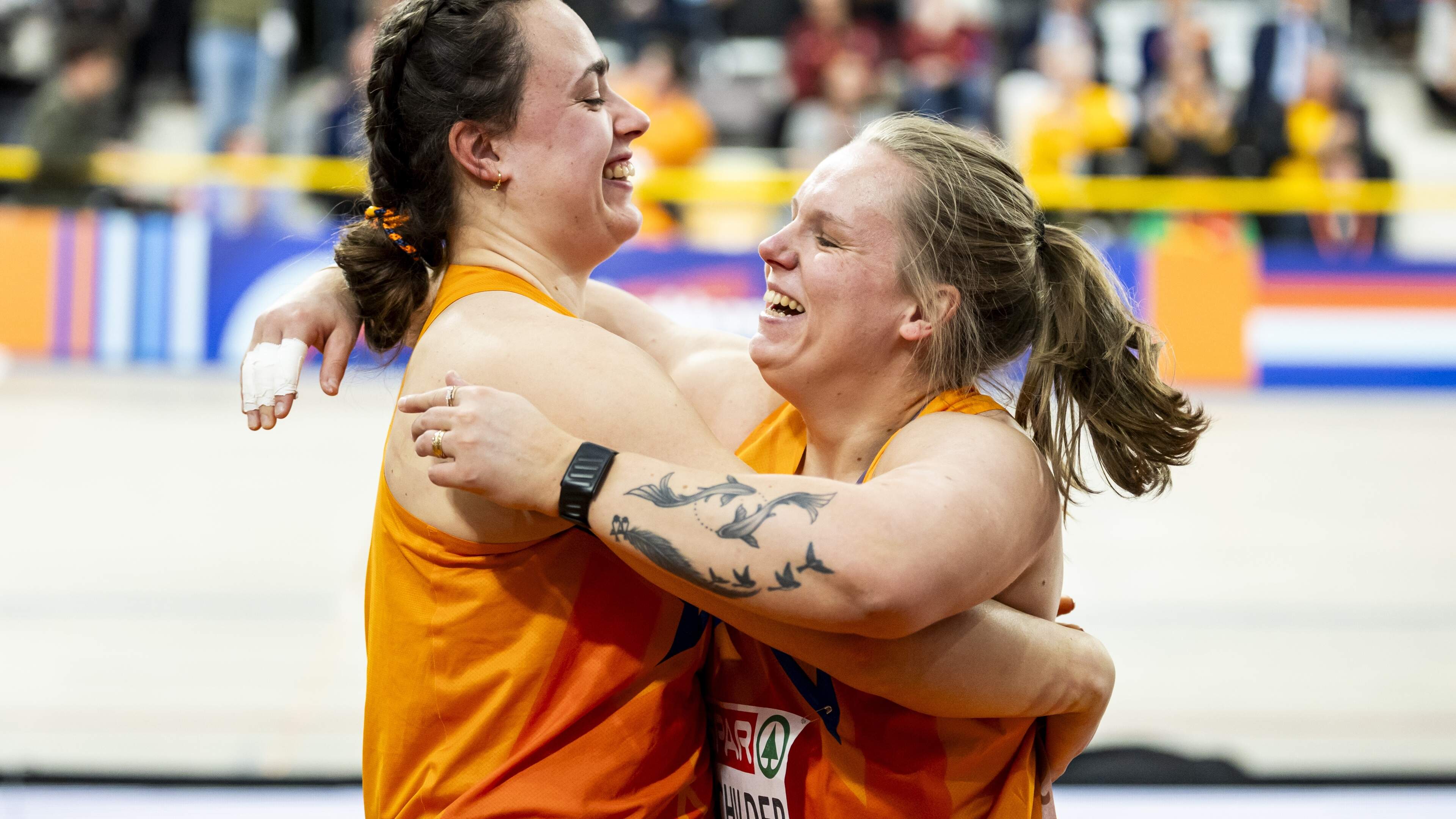 Jessica Schilder geeft kogelstootgoud op EK indoor extra glans met Nederlands record