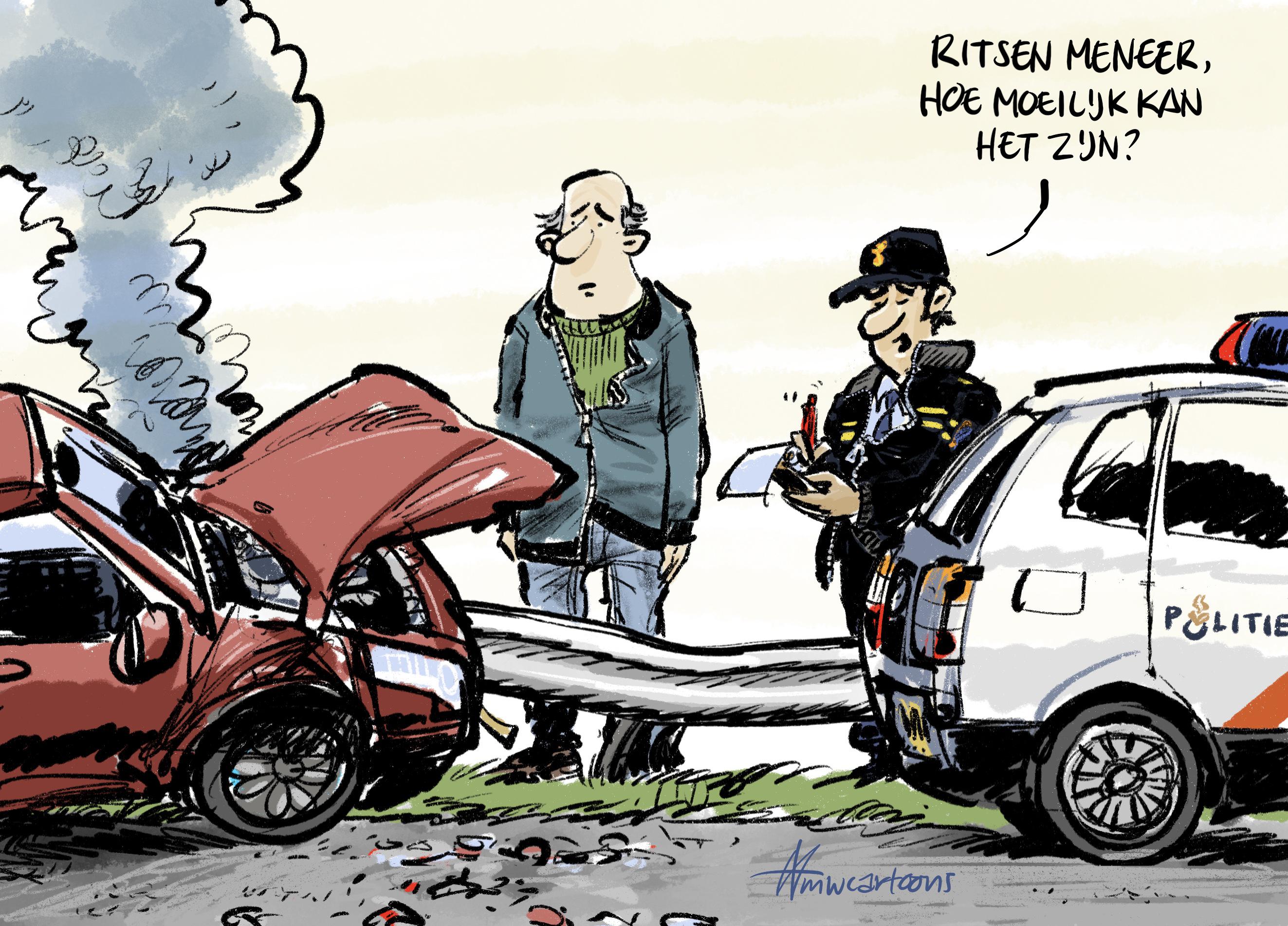 Op het gebied van ’ritsen’ in het verkeer moet heel wat kennis