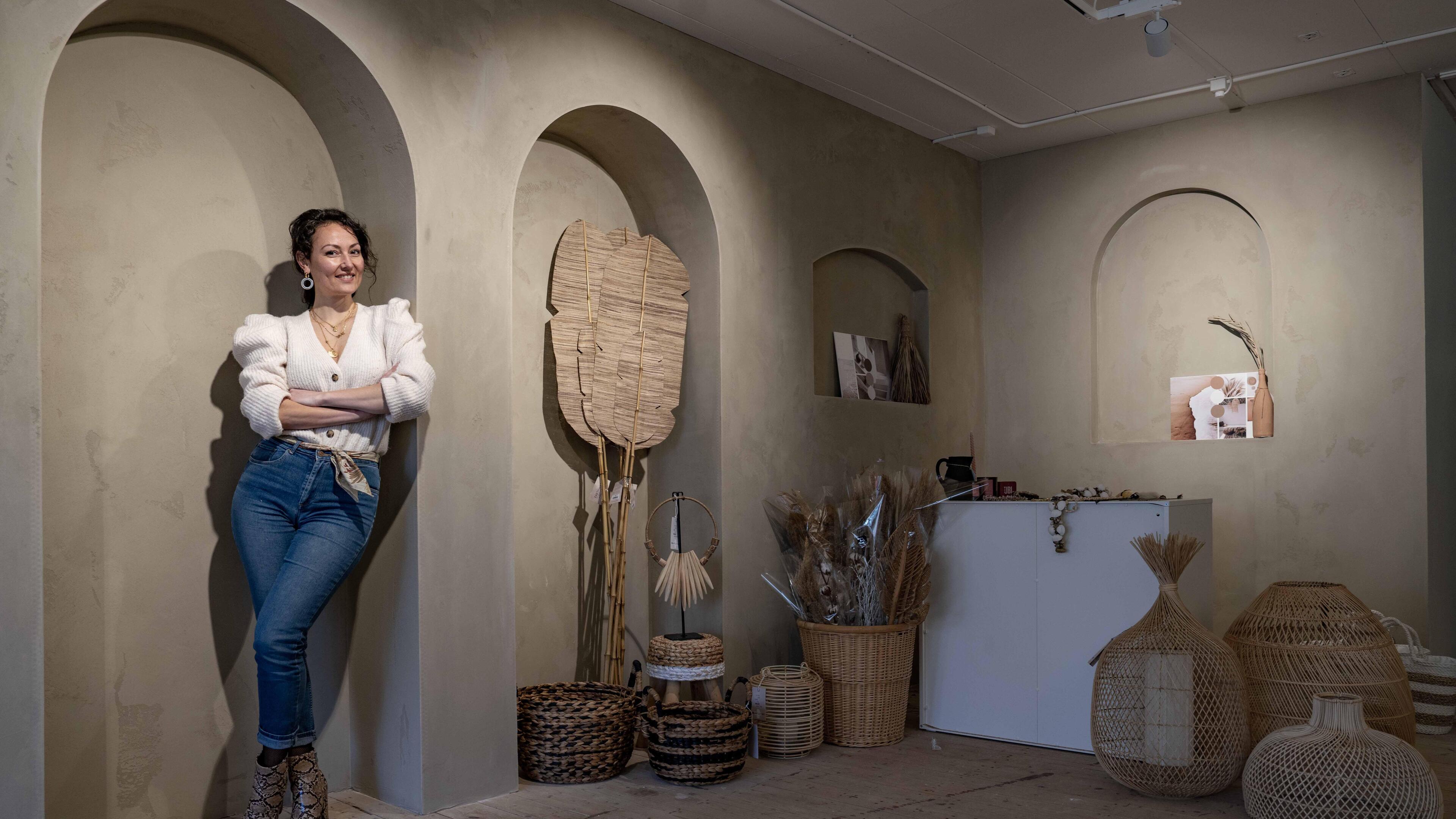 Interieurstylist Kelly Sue opent droomstudio in Hippolytushoef. ’Alle producten heb ik met liefde ui