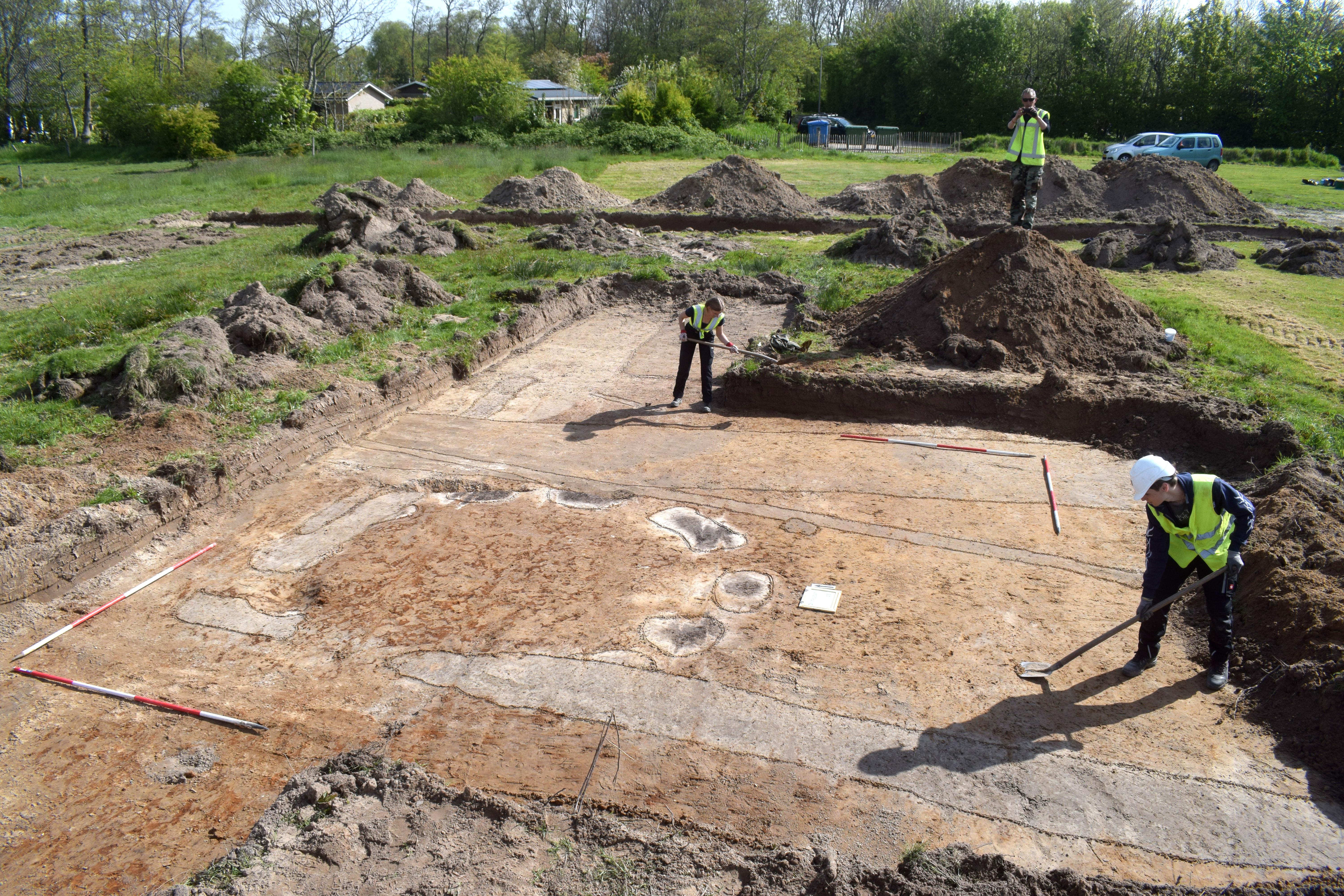 Kuilenkrans uit de Midden-Bronstijd gevonden bij archeologisch onderzoek in Oosterend - update
