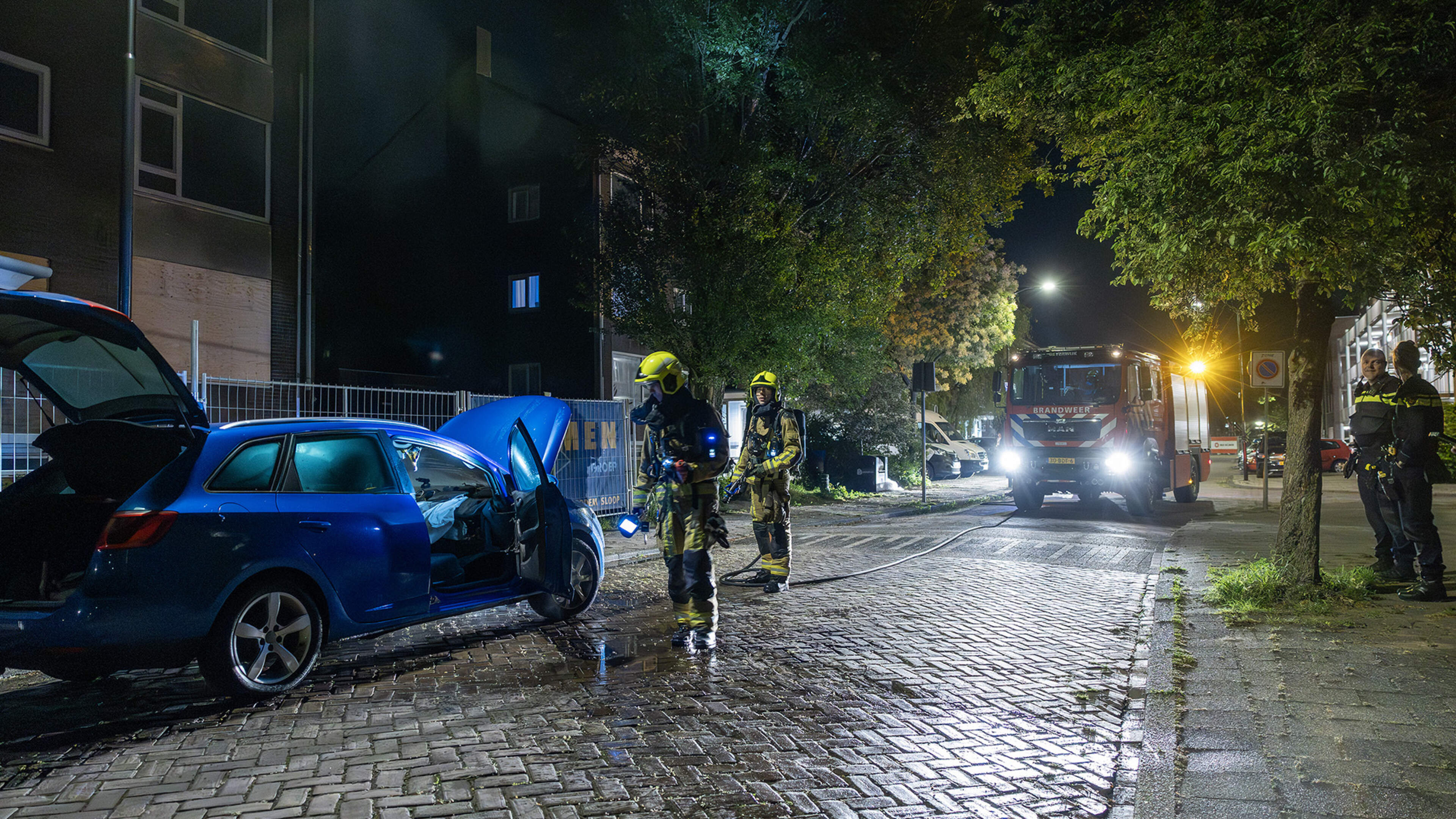Second car fire on Bergerslaan in Beverwijk in ten days