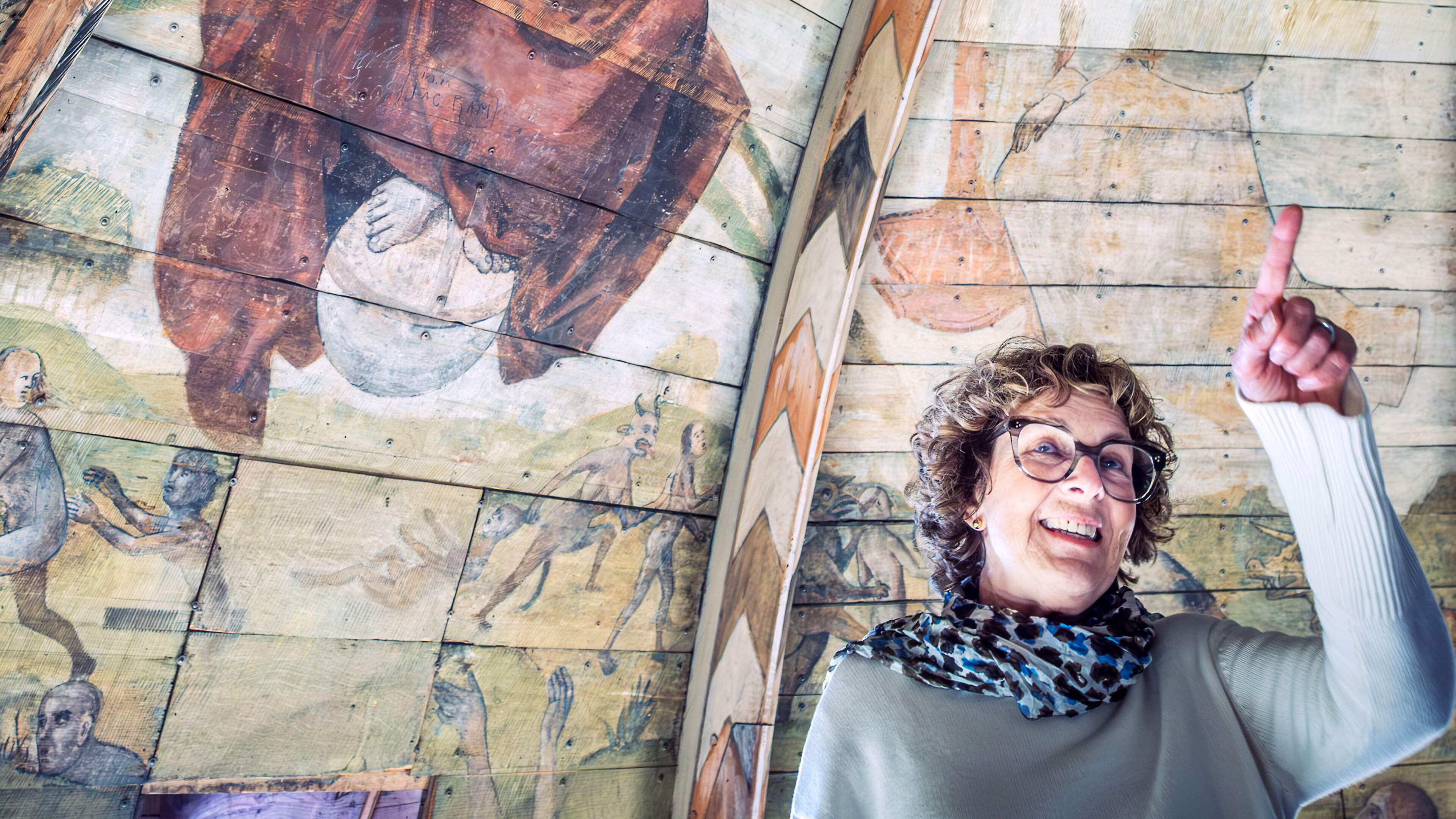 Hélène loves the 1518 painted panels in Naarden’s Great Church: ‘It reads like a Renaissance picture book’
