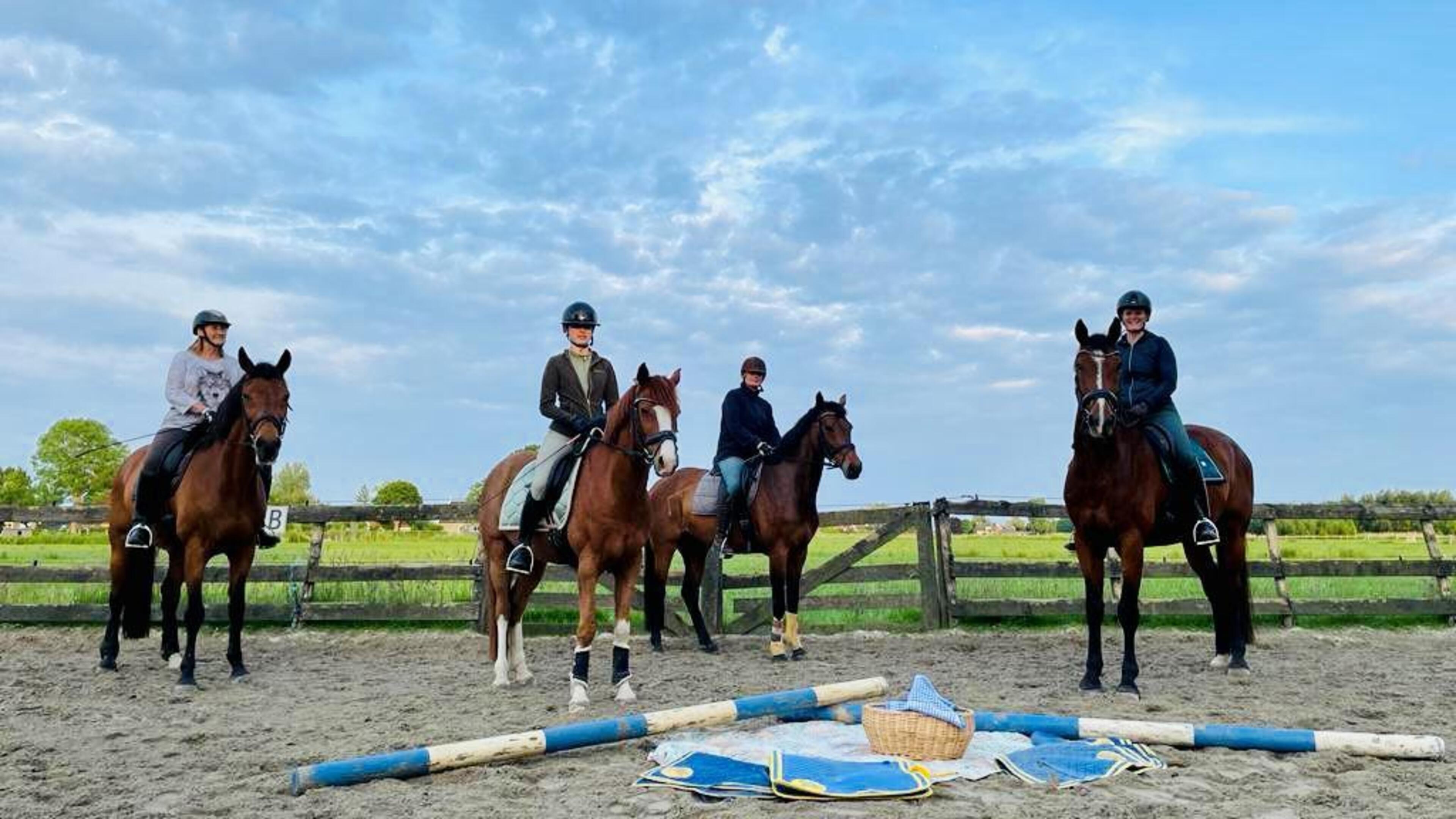 Picknickend van paardensport genieten bij Beyaert in de jubilerende Purmer