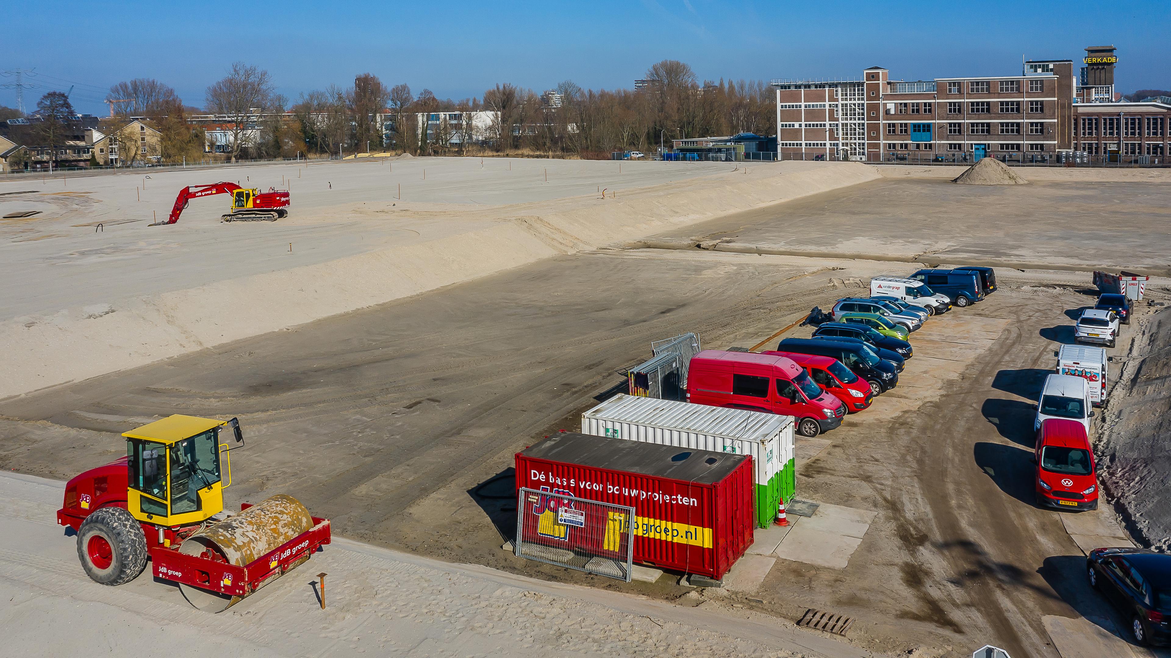 Drijvende wijk is nog ver weg: Zand moet voorkomen dat Verkadebuurt wegzakt