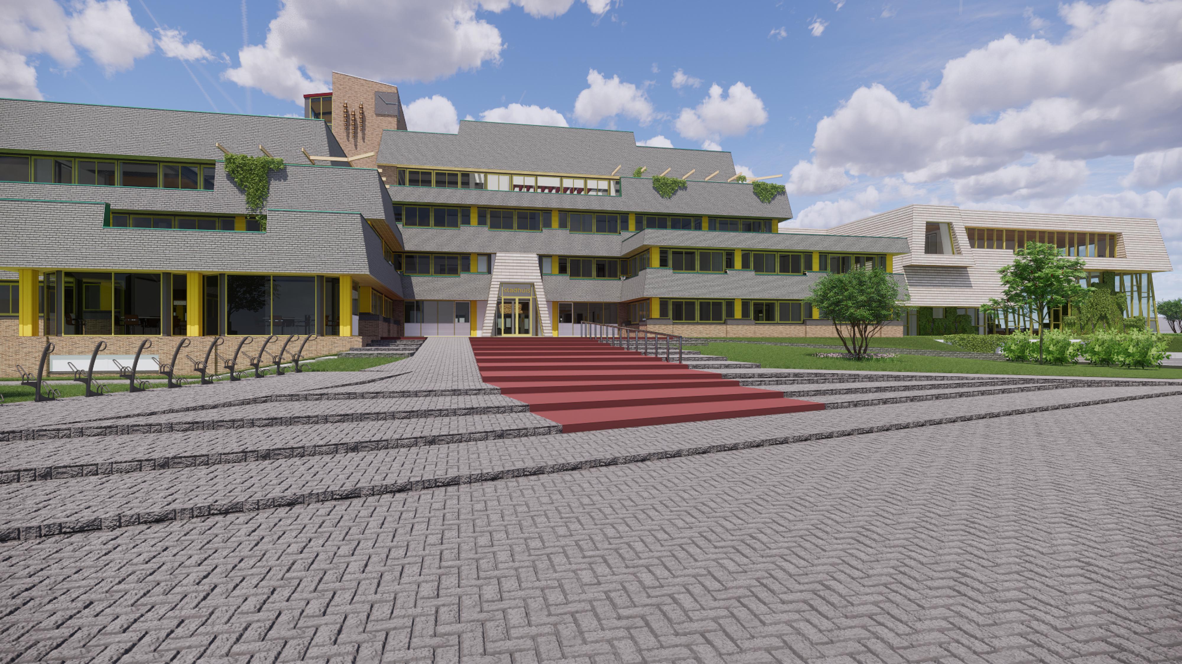 Start gemaakt met ontwerp voor renovatie stadhuis Hoorn, in 2024 is het nieuwe gebouw klaar voor geb