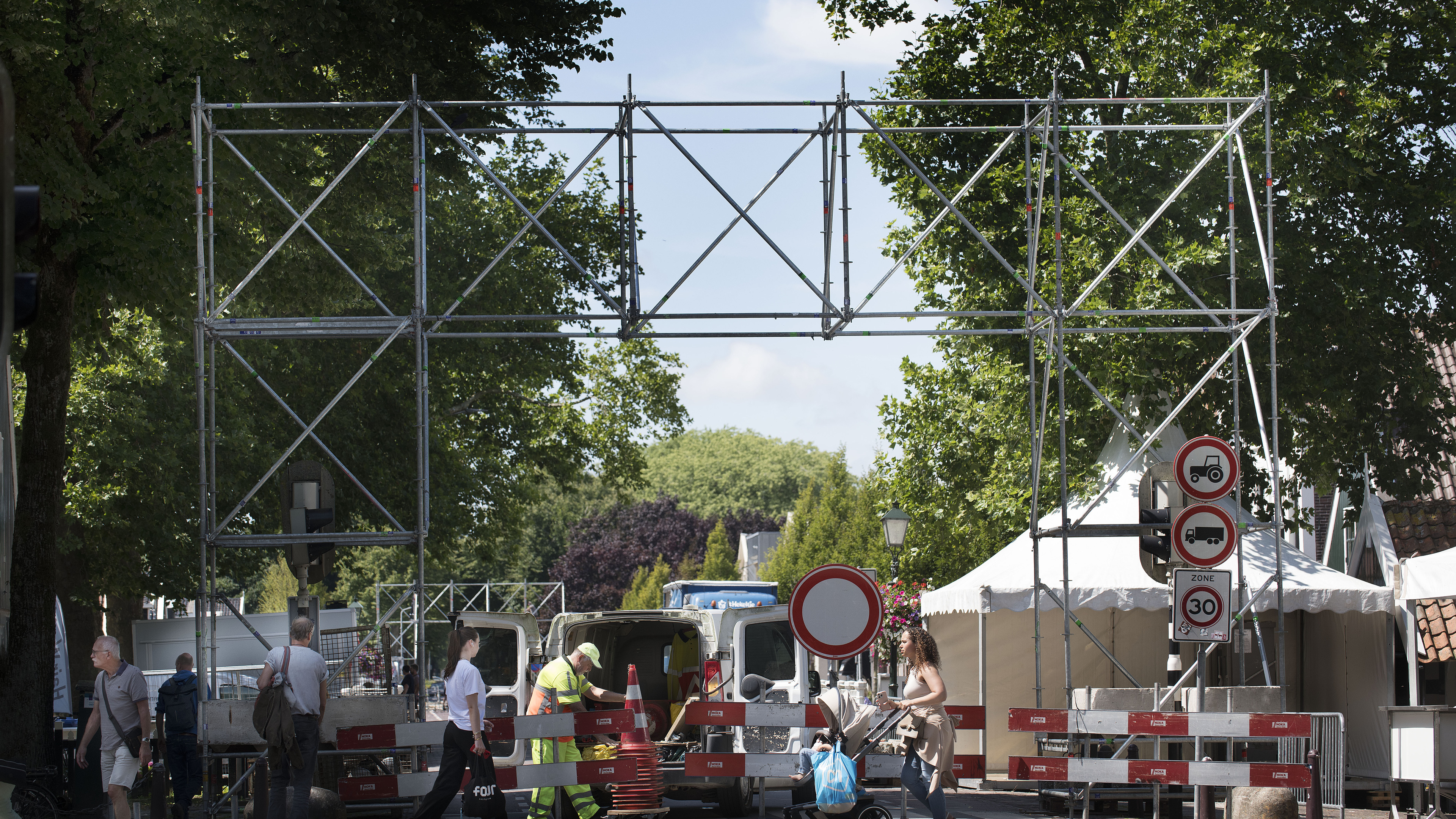 Organisatie Beemster Feestweek tevreden over toegangspoorten: ’Mensen zeiden dat het hen een veilig 