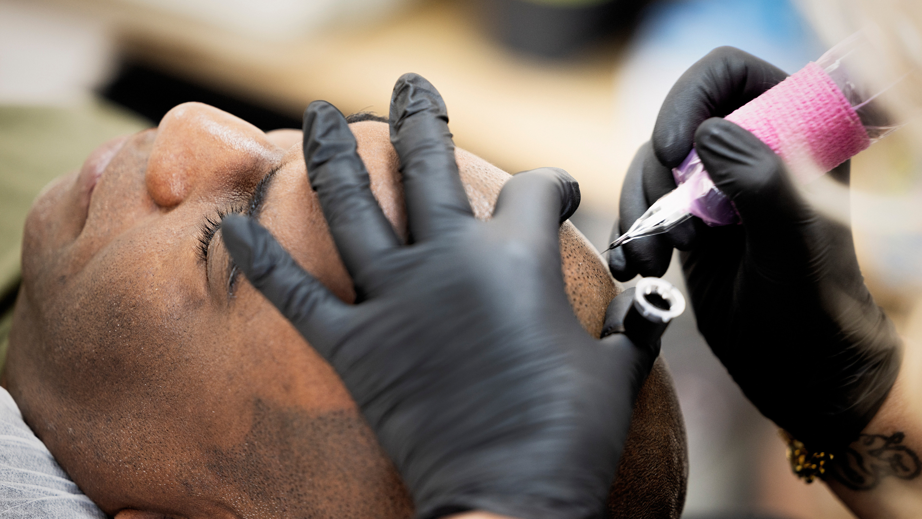 Tattooed hairline growing in popularity: ‘A sharp line looks well-groomed’