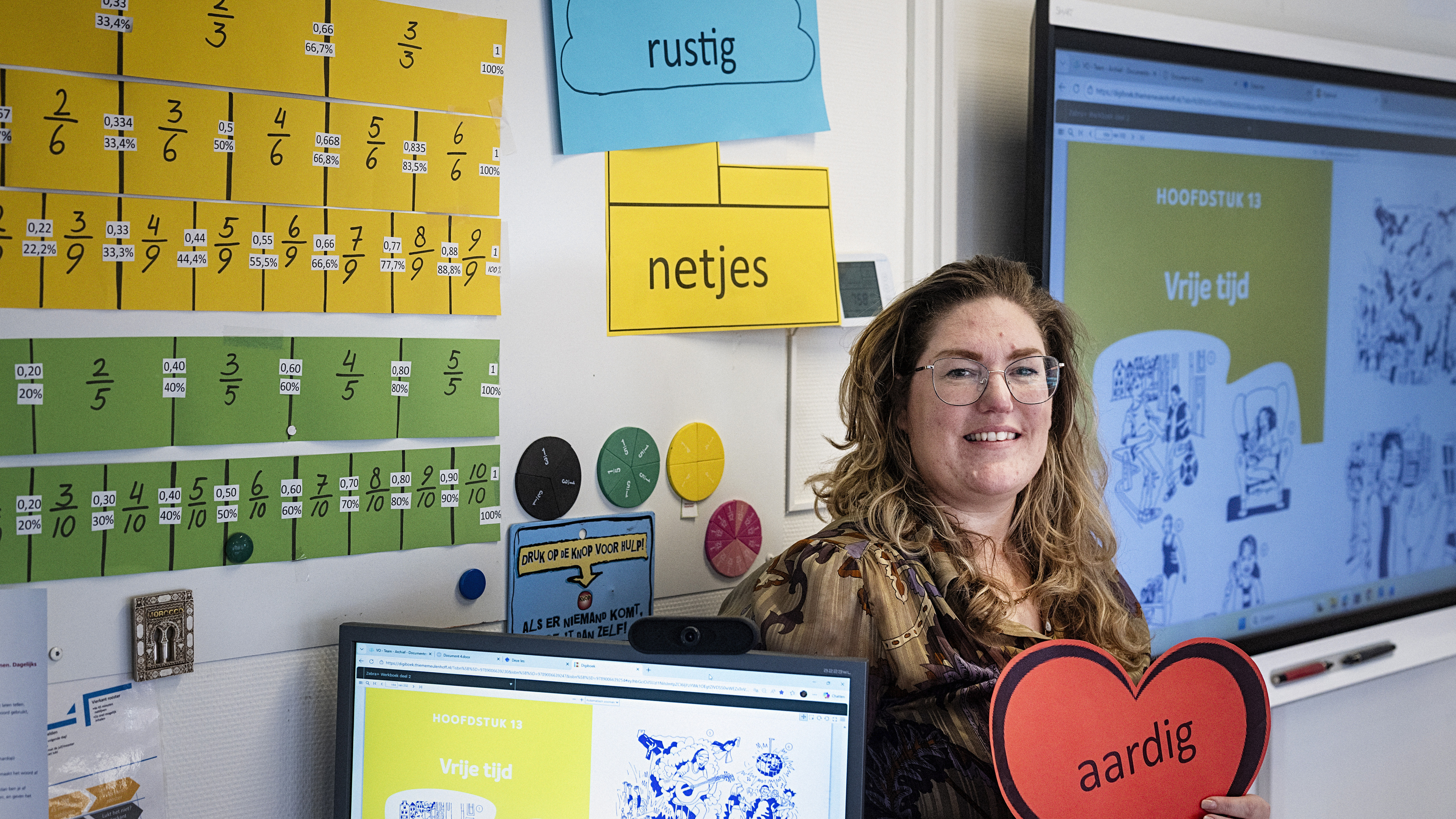 Teacher Sabine blocked the path of a student with a knife. 'Dealing with aggression is the hardest part of our job'