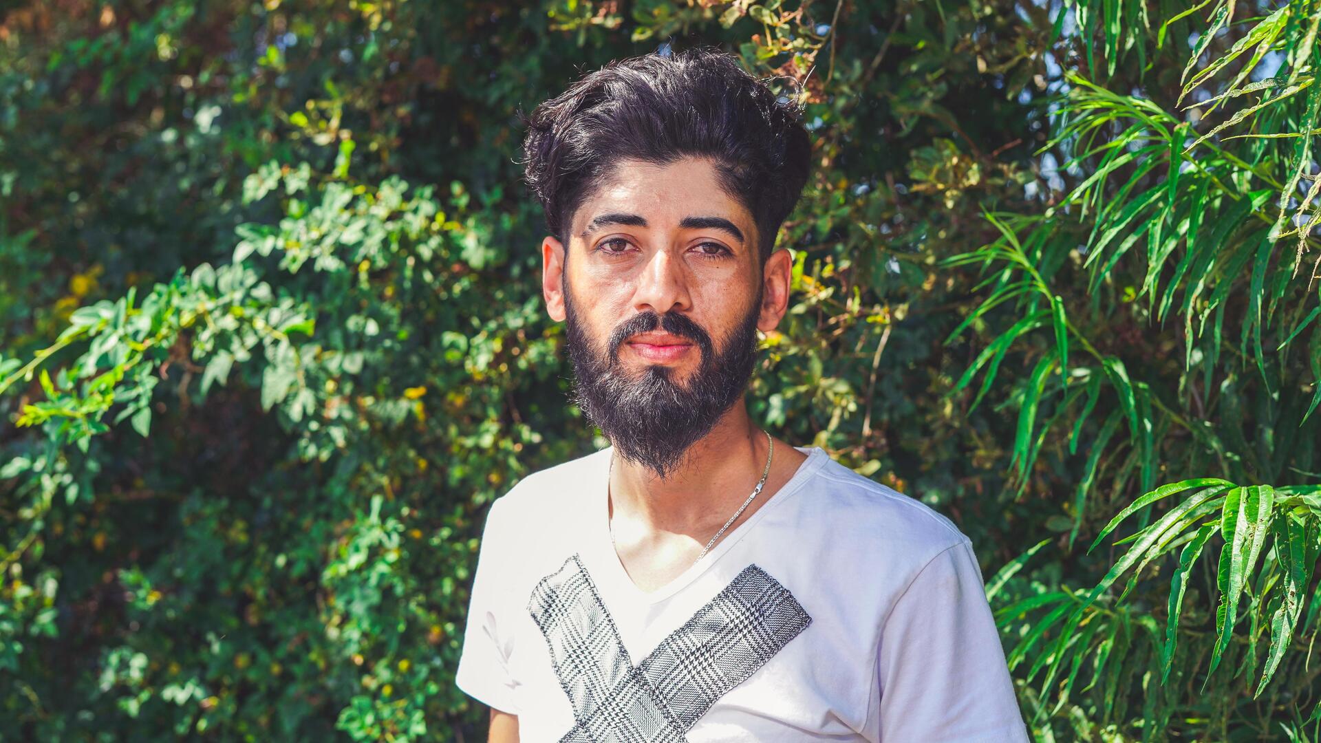 Alfandi (30) liep ruim drieduizend kilometer om zijn zoon en dochter ...