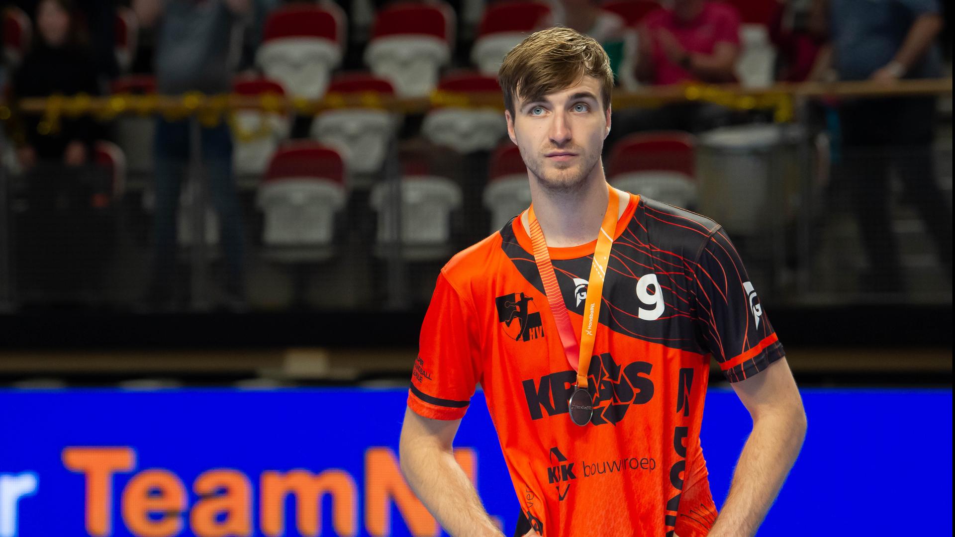 Volendam-captain Jordy Baijens: na de bekerfinale ook de strijd om de landstitel verloren.
