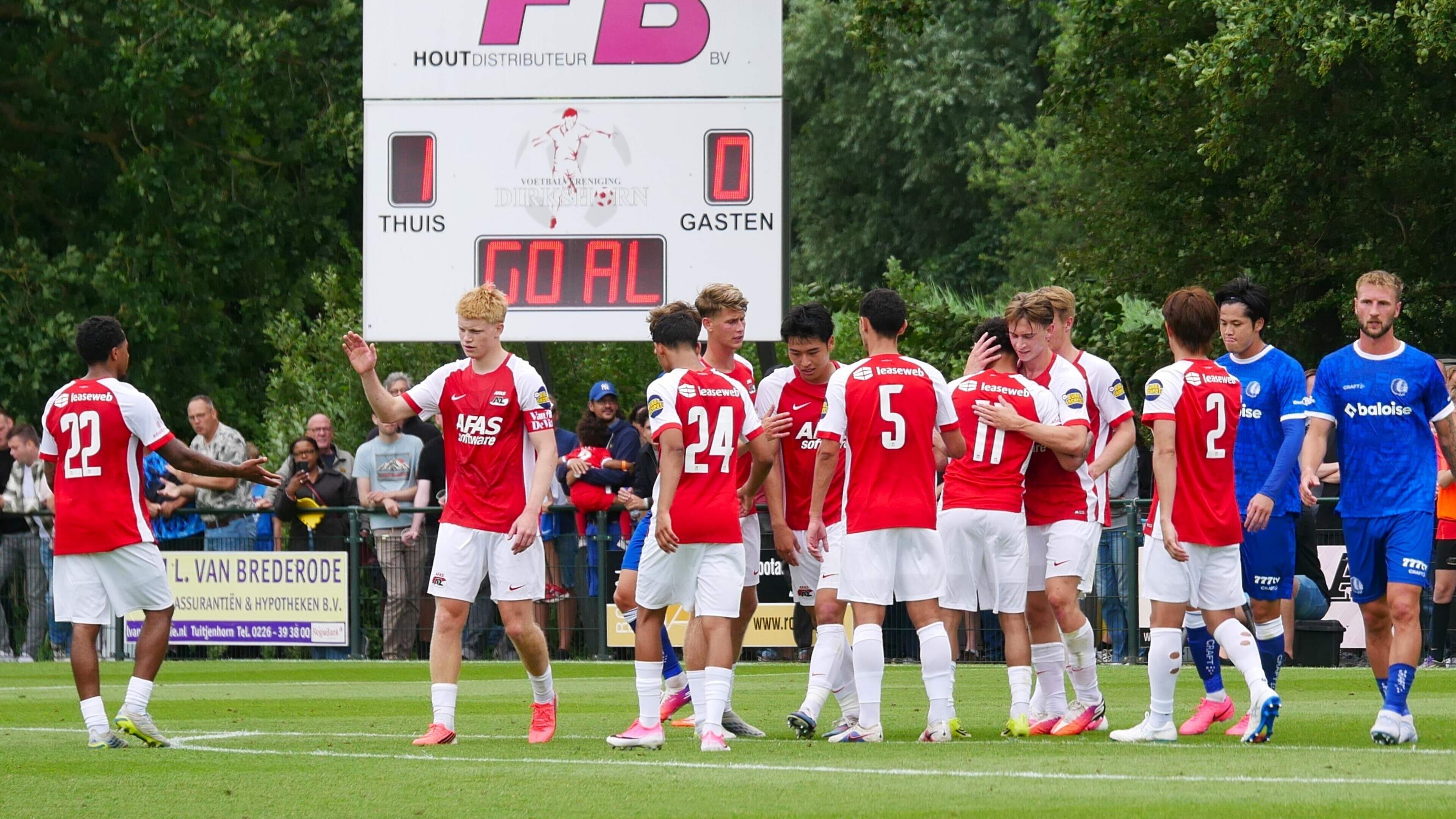 AZ speelt zonder Mijnans en Clasie gelijk in eerste oefenduel van het seizoen