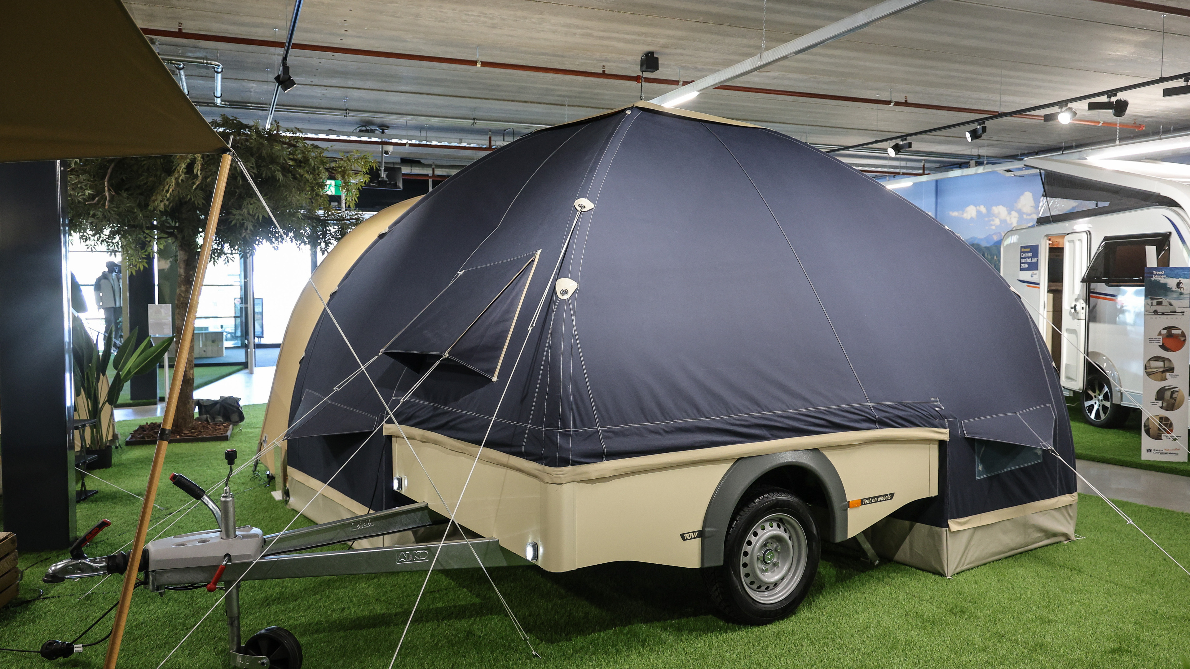 Not an April Fool's joke: Tent-on-wheels flying off the shelves