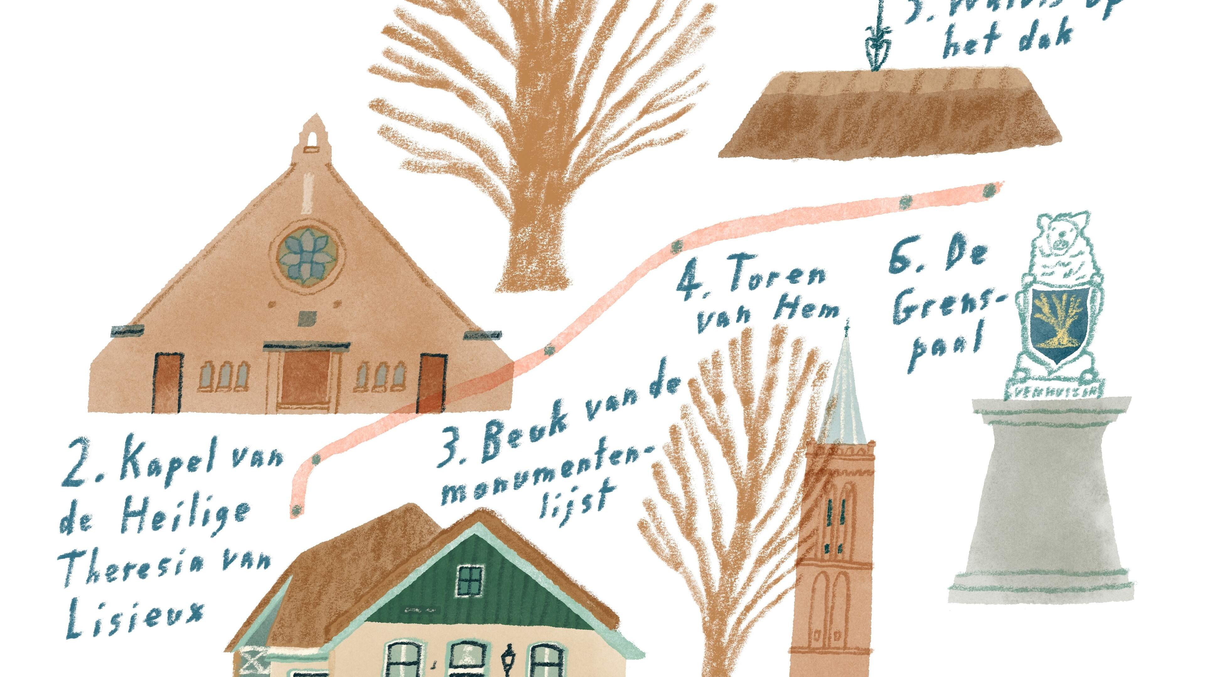 What is that whale doing on a roof in the middle of the polder?