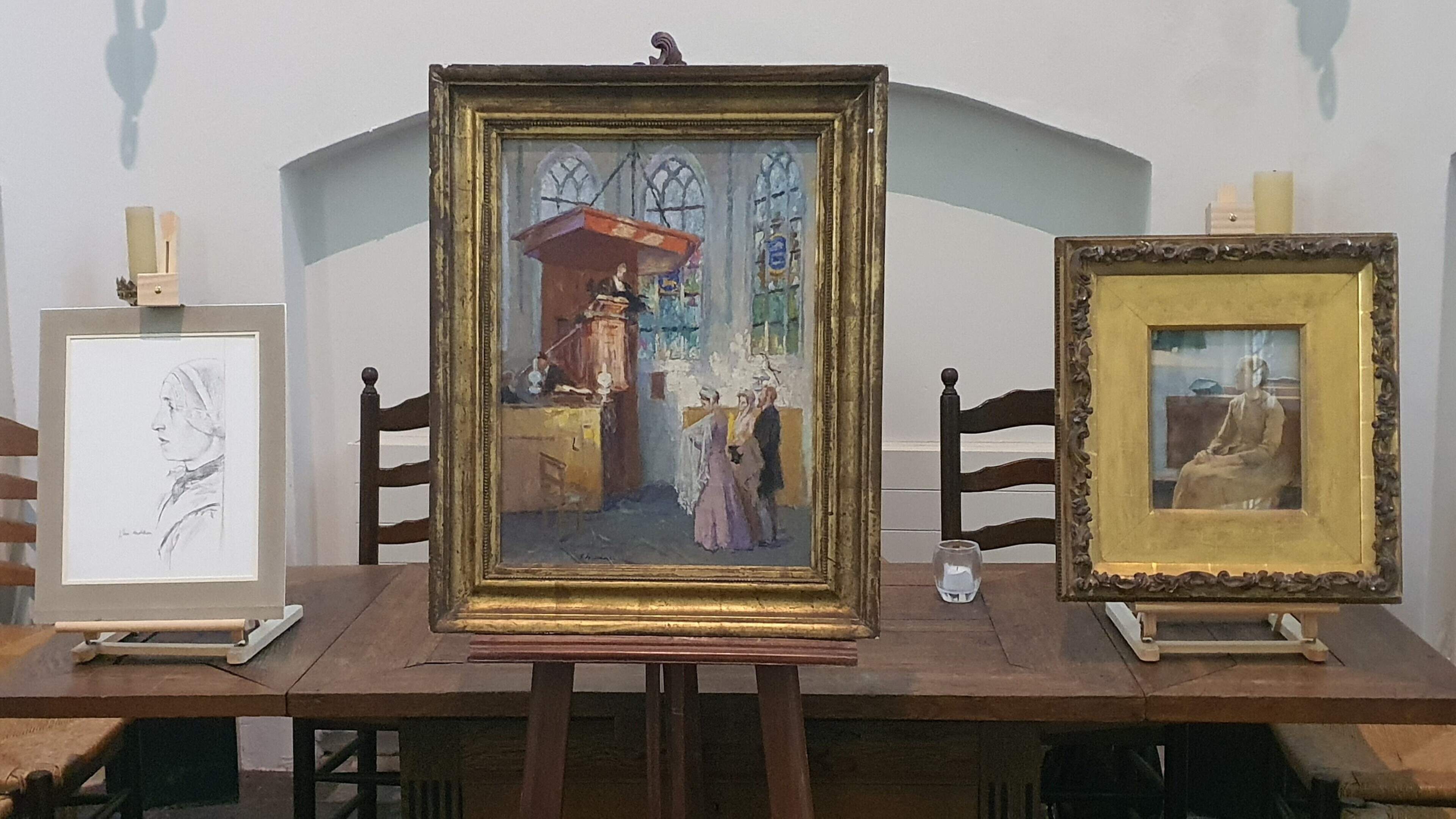 Nieuwe aanwinsten ’Egmondse School’ hangen alvast in het Slotkwartier