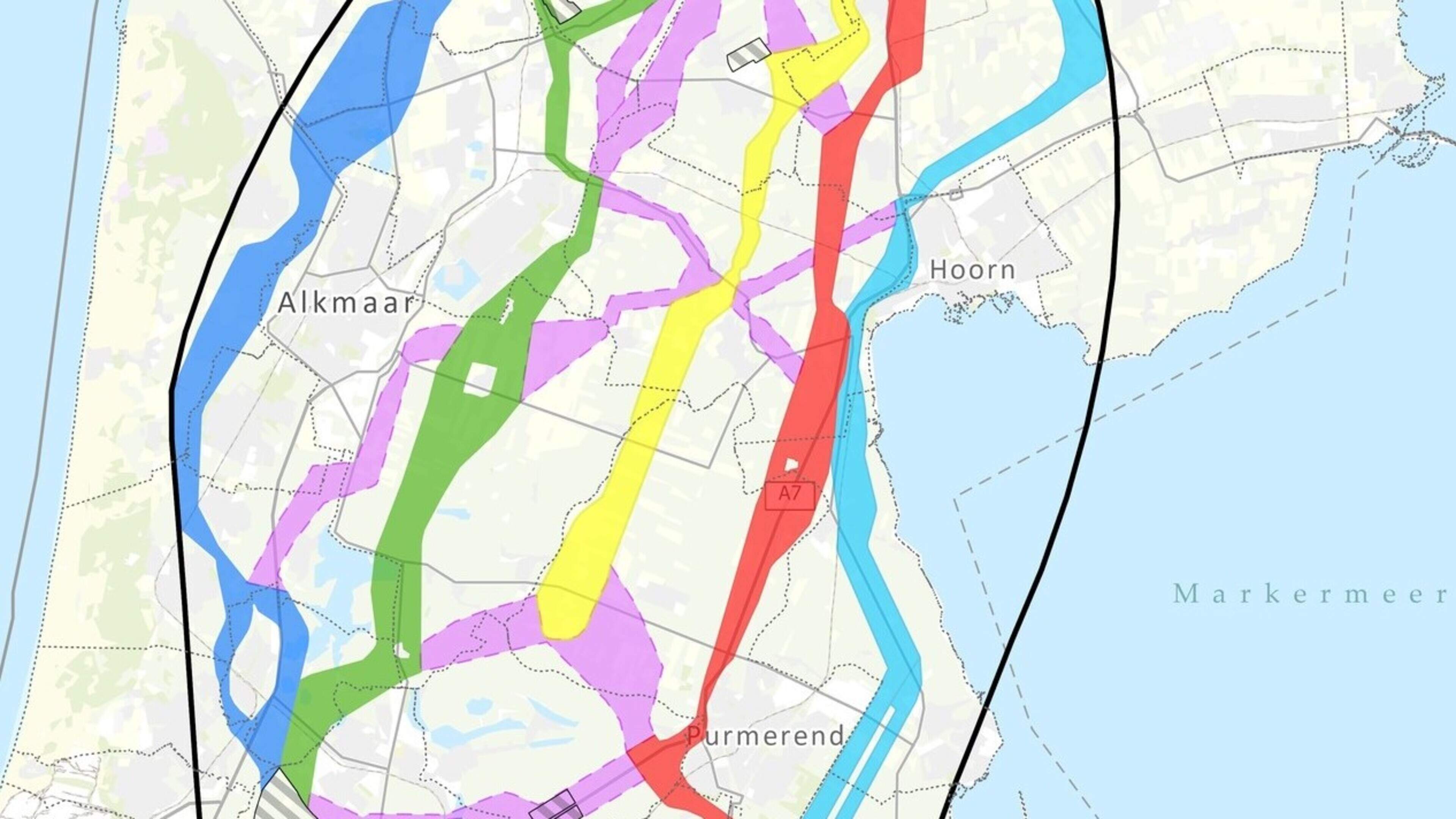 Natuurorganisaties kiezen voor stroomtracé door Schermer of langs A7, binnenduinrand geen optie