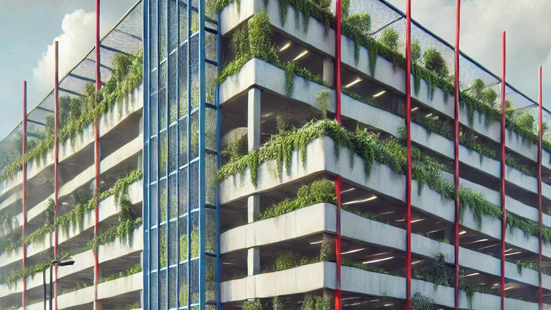 Voorbeeld van hoe een groen Kanaalschiereiland eruit kan zien. 