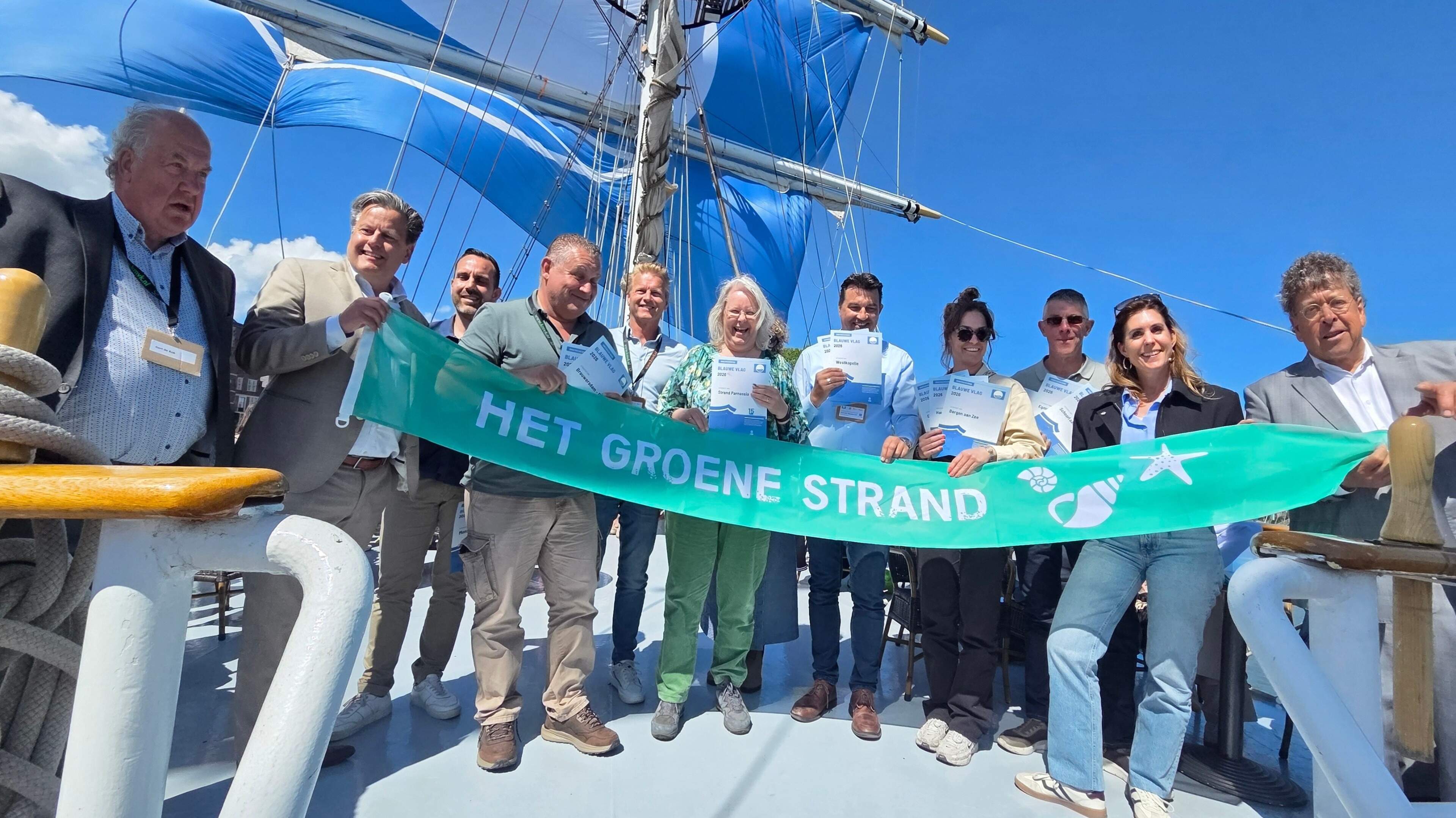 Blue Flag returns to Castricum aan Zee beach and Akersloot marina: symbol for clean and safe water