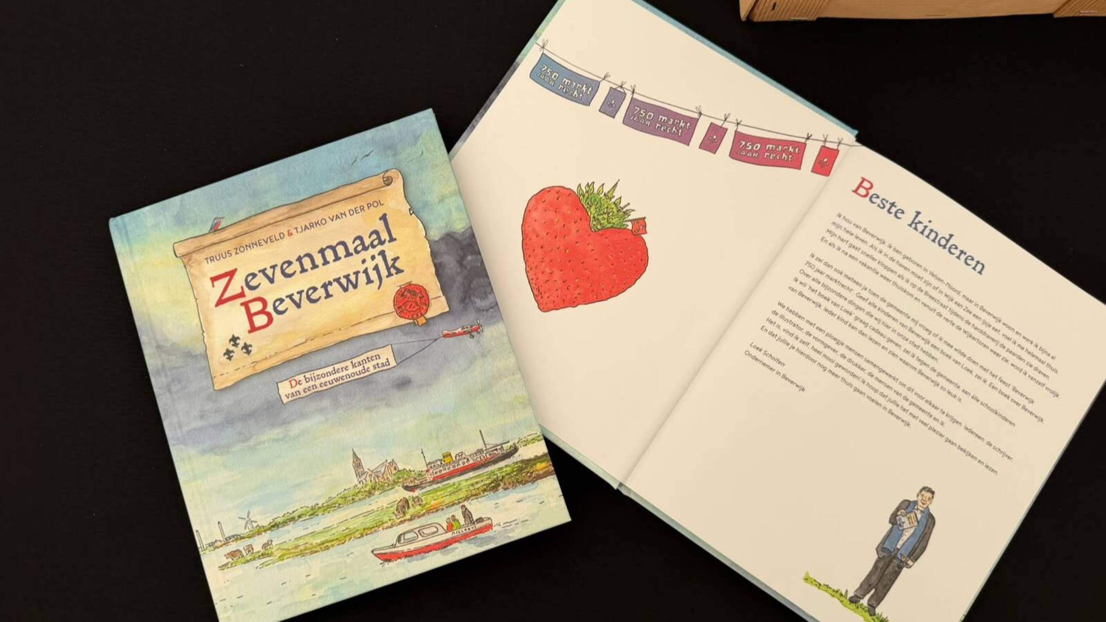 4,000 Beverwijk primary school children receive anniversary book on 750 years of market rights