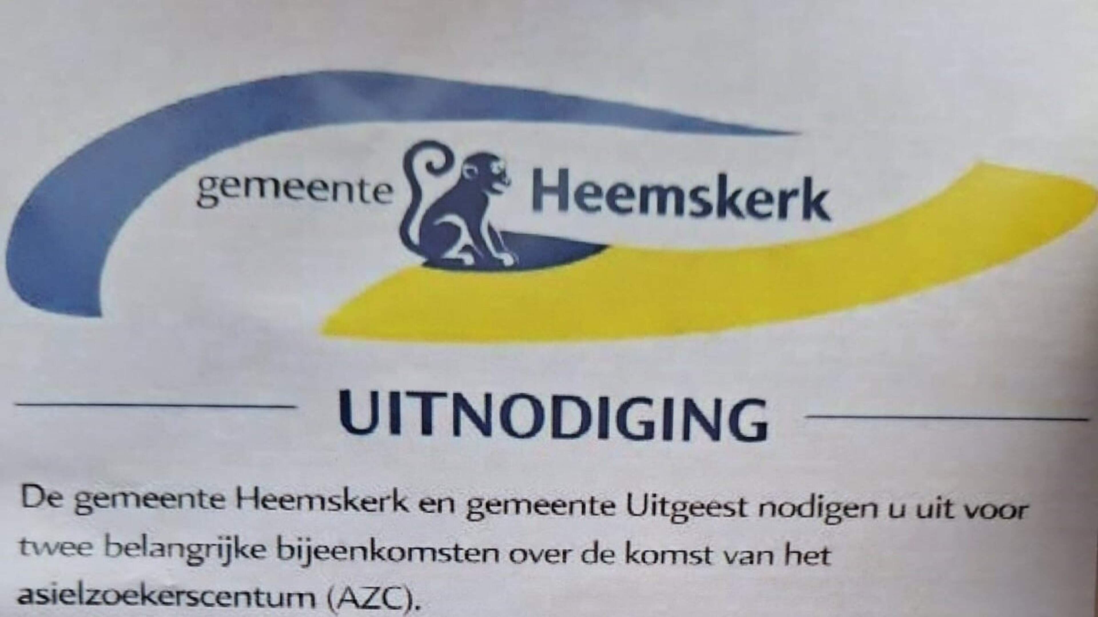Fake invitations for asylum seeker center meetings distributed in Heemskerk; authorities frustrated after planning extra session
