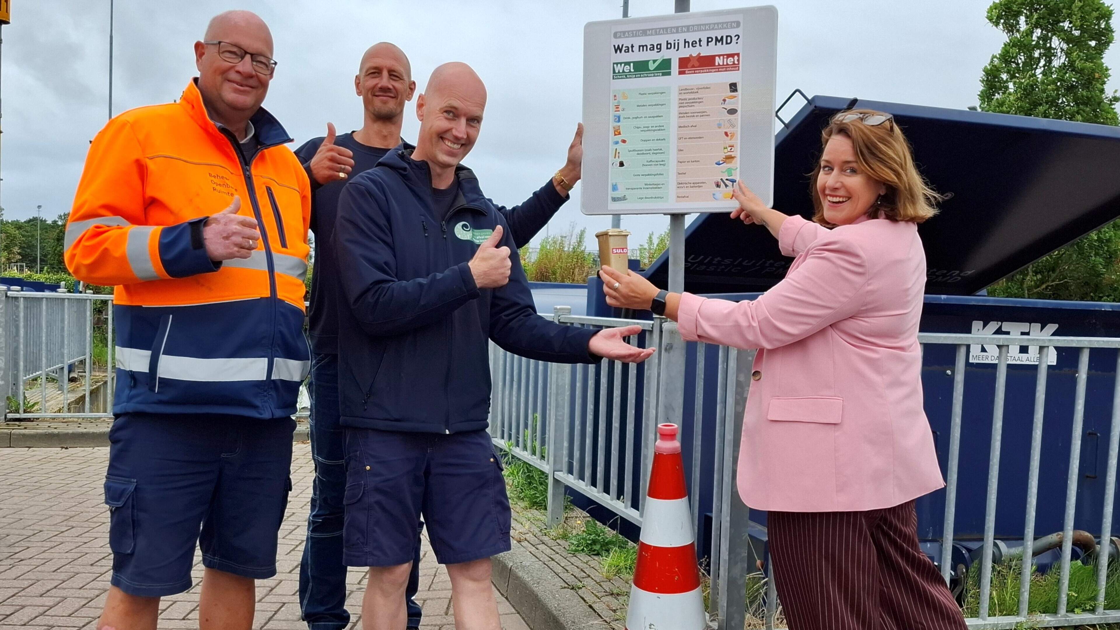 Residents of Bergen, Uitgeest, Castricum and Heiloo among North Holland's best: less than 100 kilos of residual waste per person by 2025