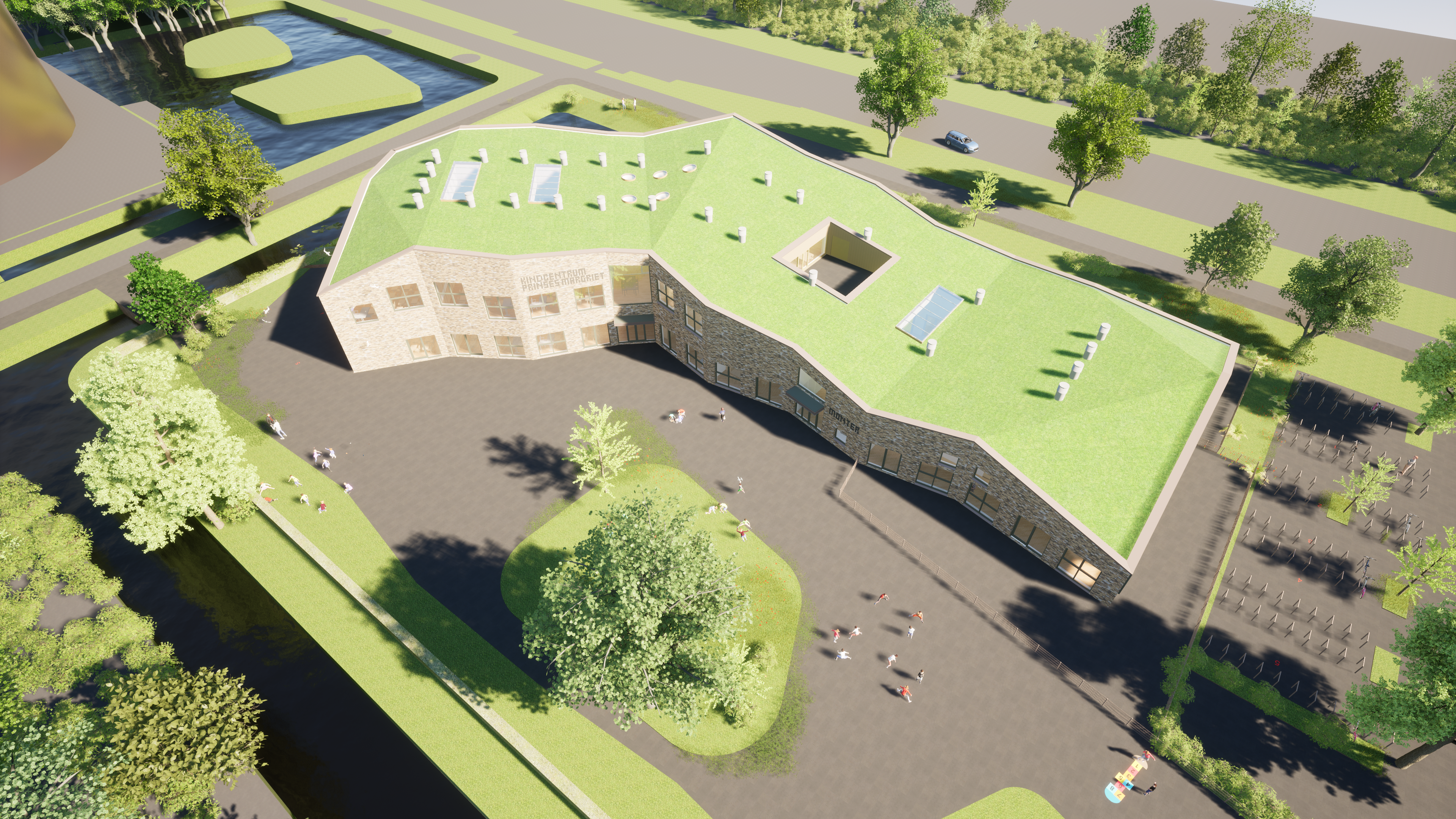 Startsein voor nieuwe Prinses Margrietschool in Julianadorp nadert; oplevering kindcentrum gepland i