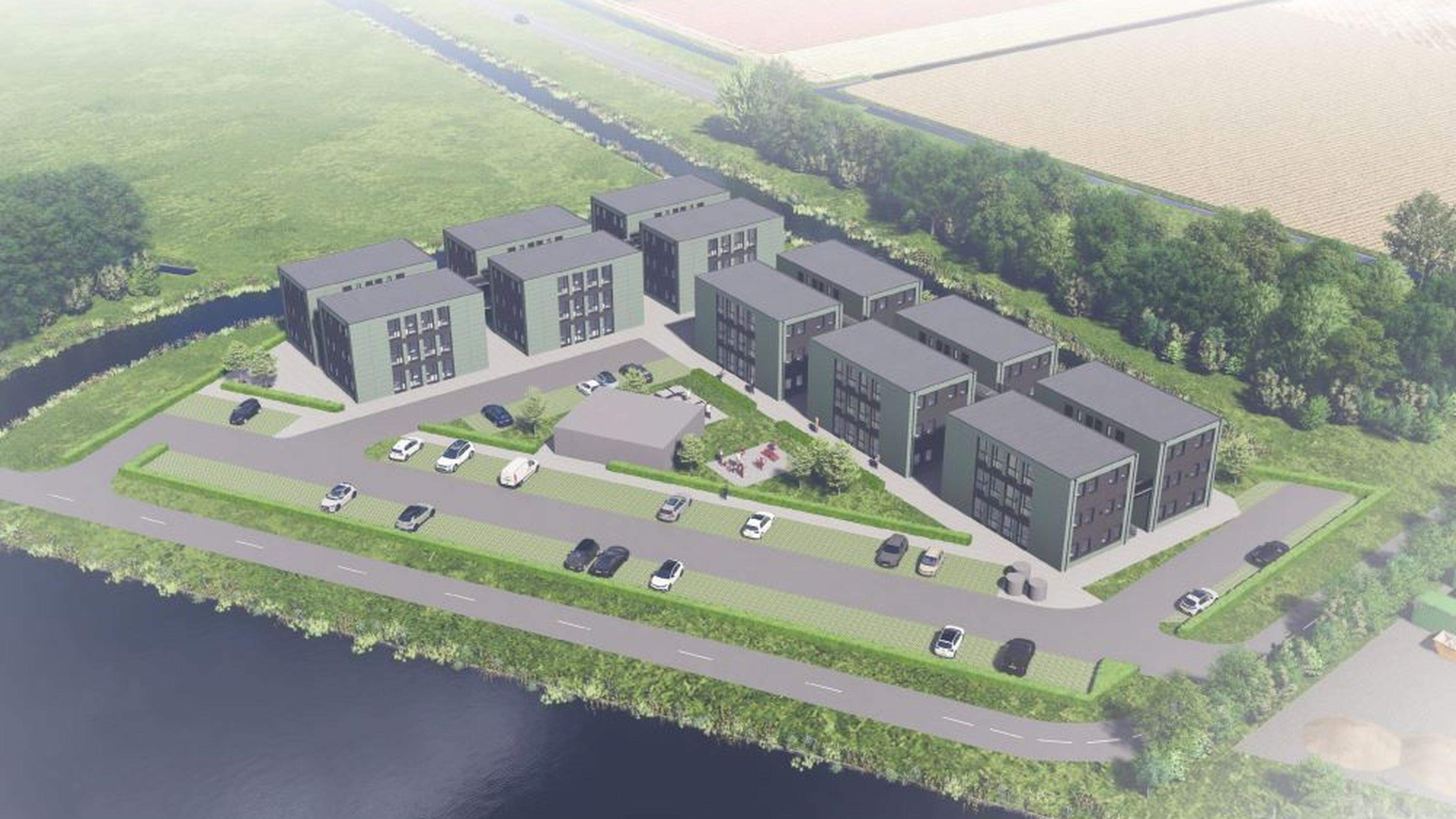 Plan voor appartementencomplex voor 288 arbeidsmigranten bij ’t Zand