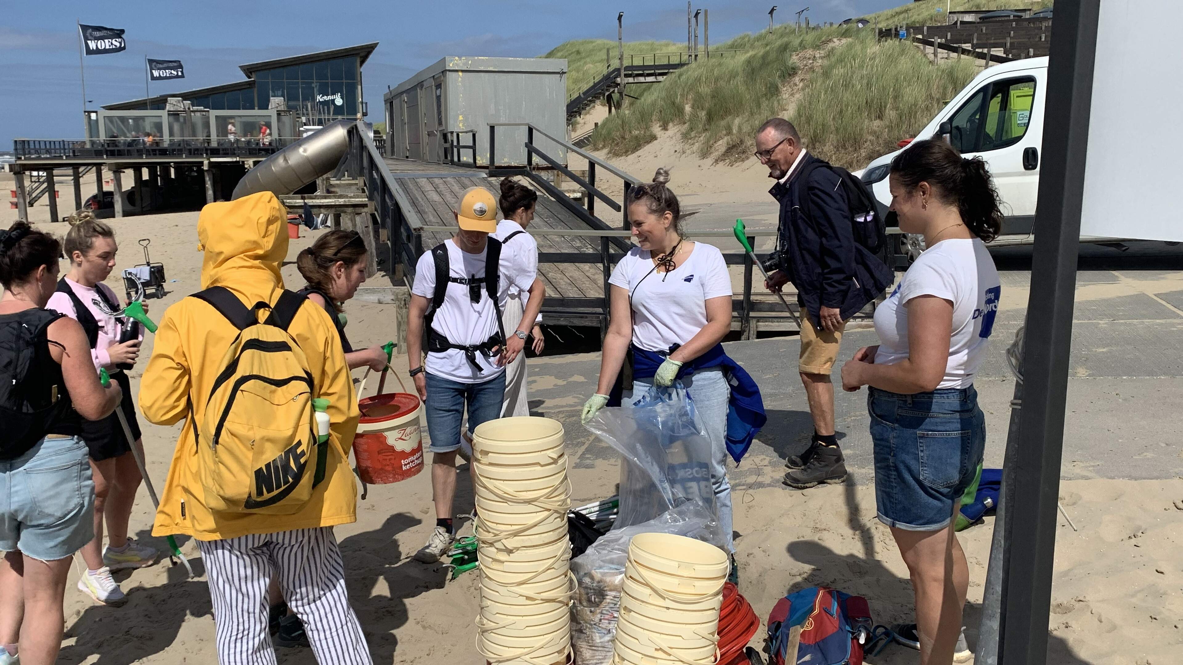 ‘Gelukkig minder afval gevonden in vergelijking met vorig jaar’