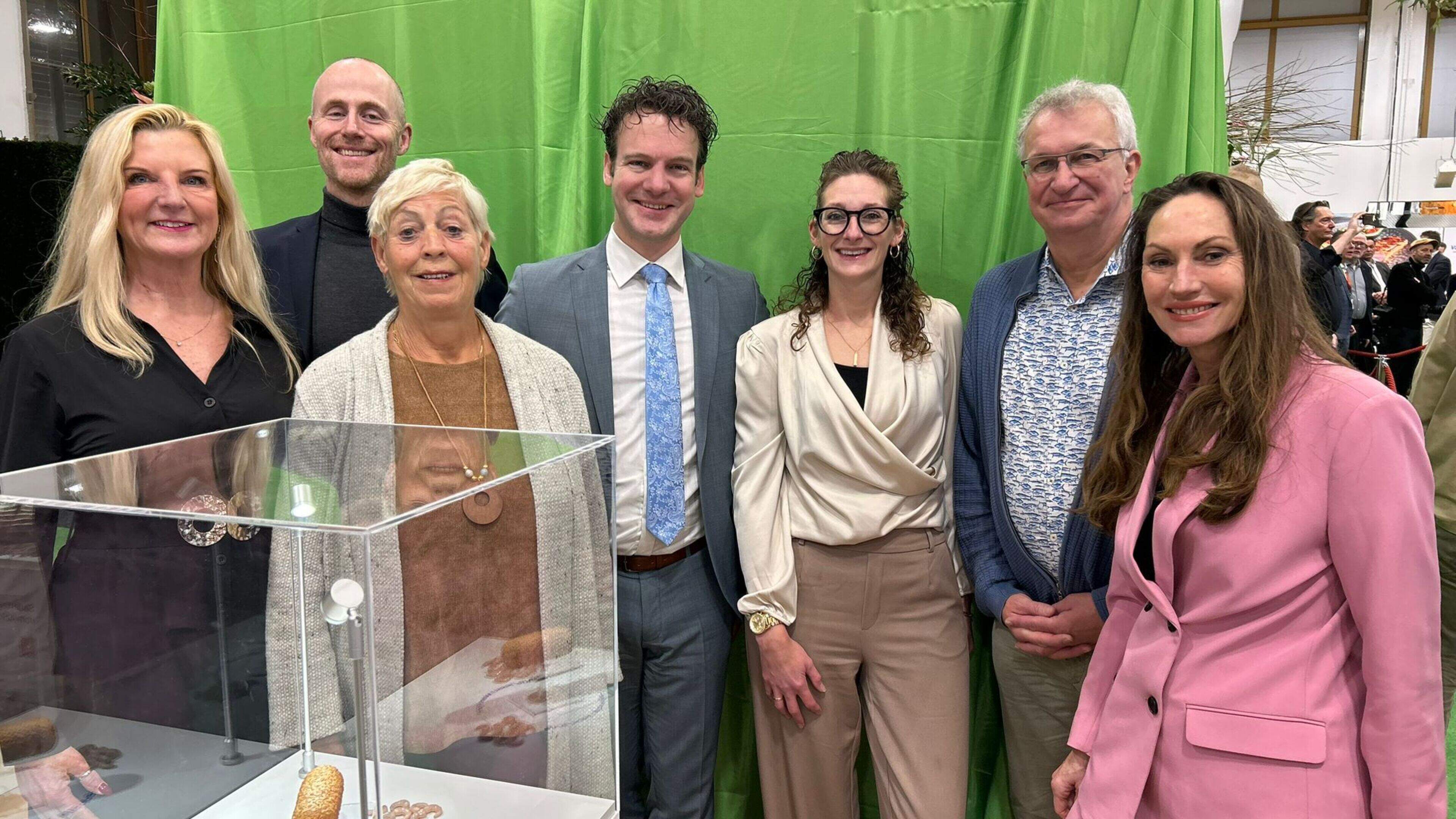 Garnalenkroket van Ans als een kostbaar sieraad gepresenteerd op de Grüne Woche in Berlijn