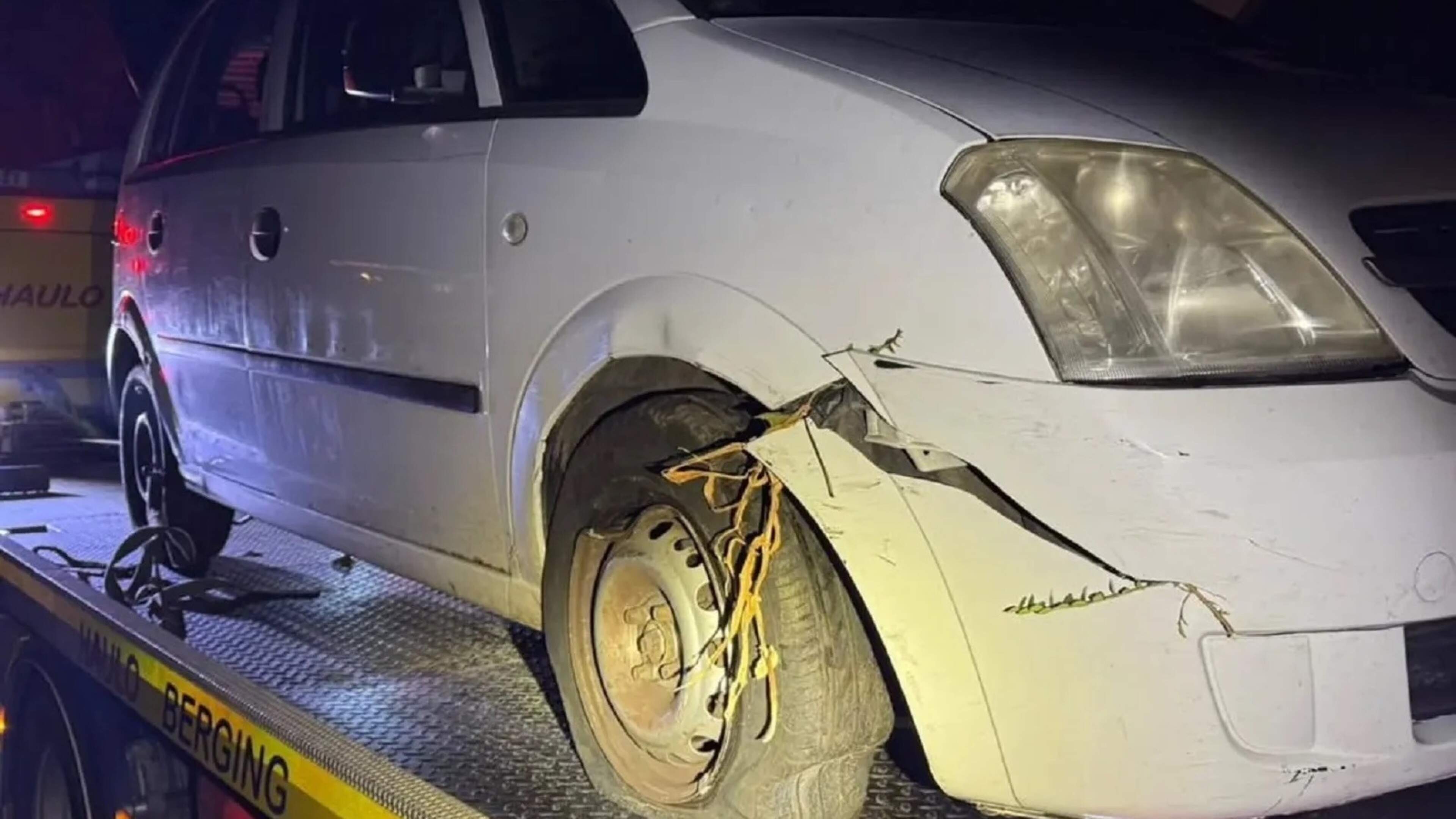 Kleine ravage in Hippolytushoef na dronkenmansrit, boosdoener komt tot stilstand op eigen oprit