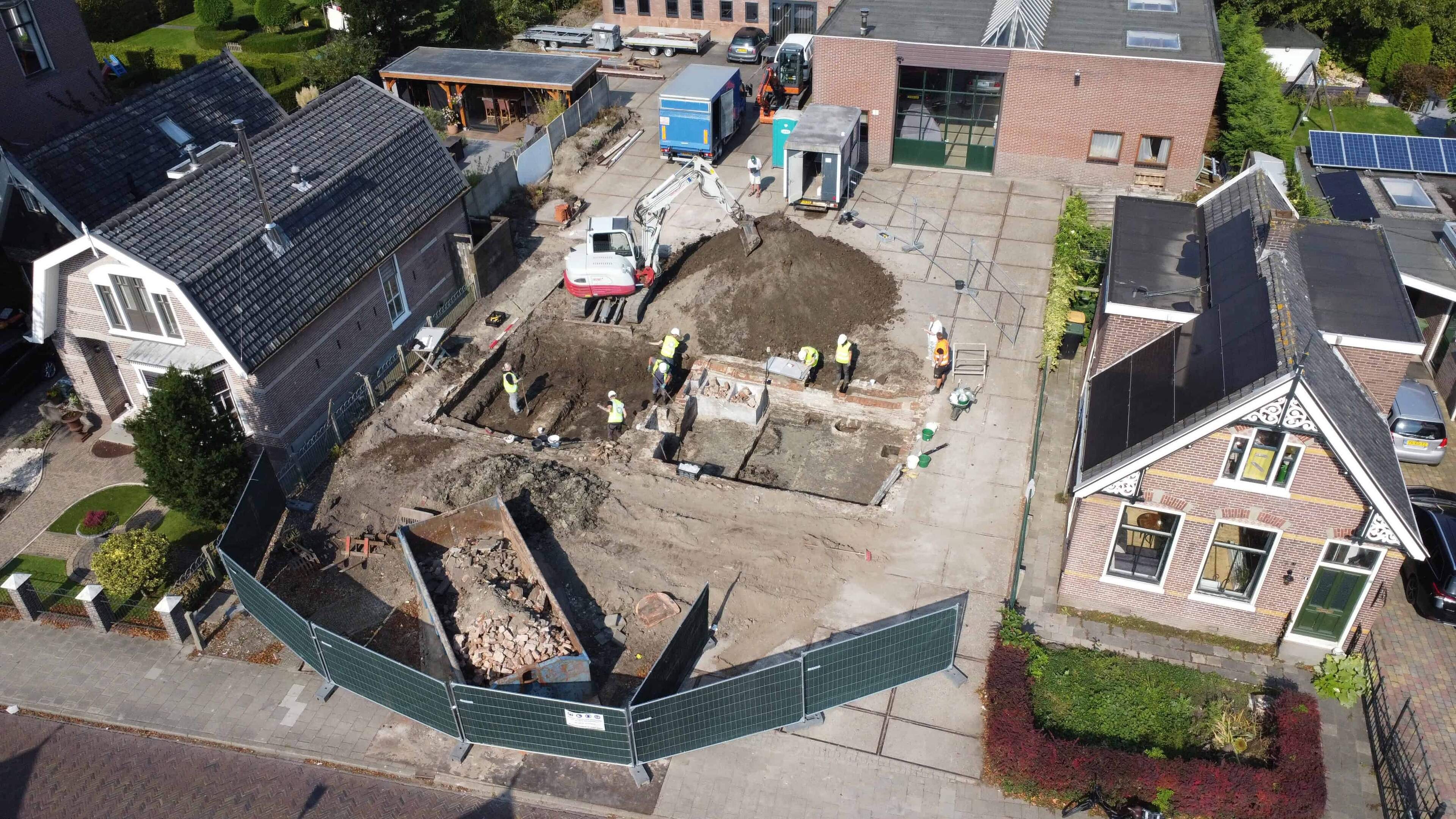 Archeologen leggen in Wognum een van de oudst bewoonde plekken in West-Friesland bloot