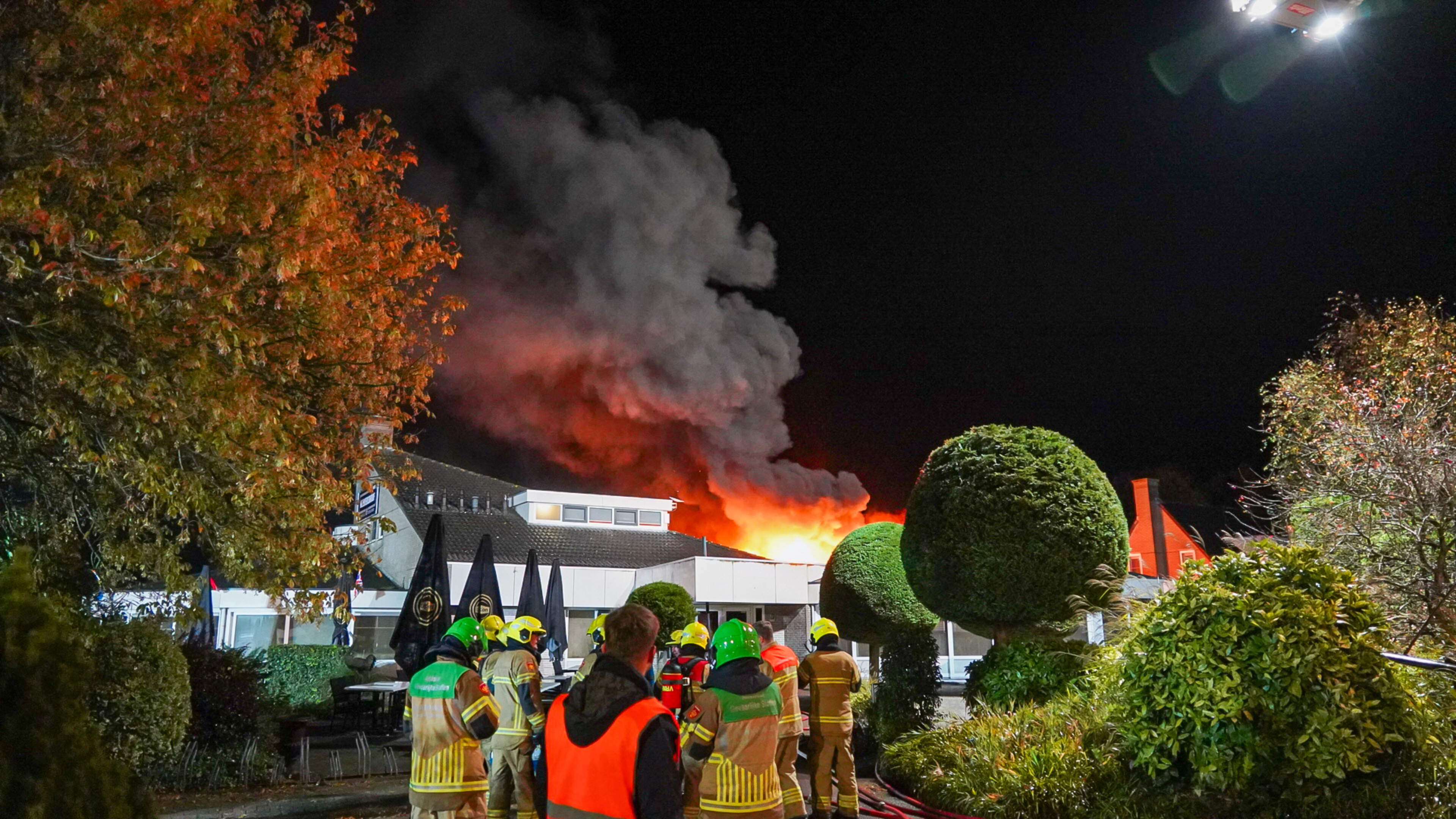 Brandschade Restaurant Wervershoof is groot; deel van dak is ingestort