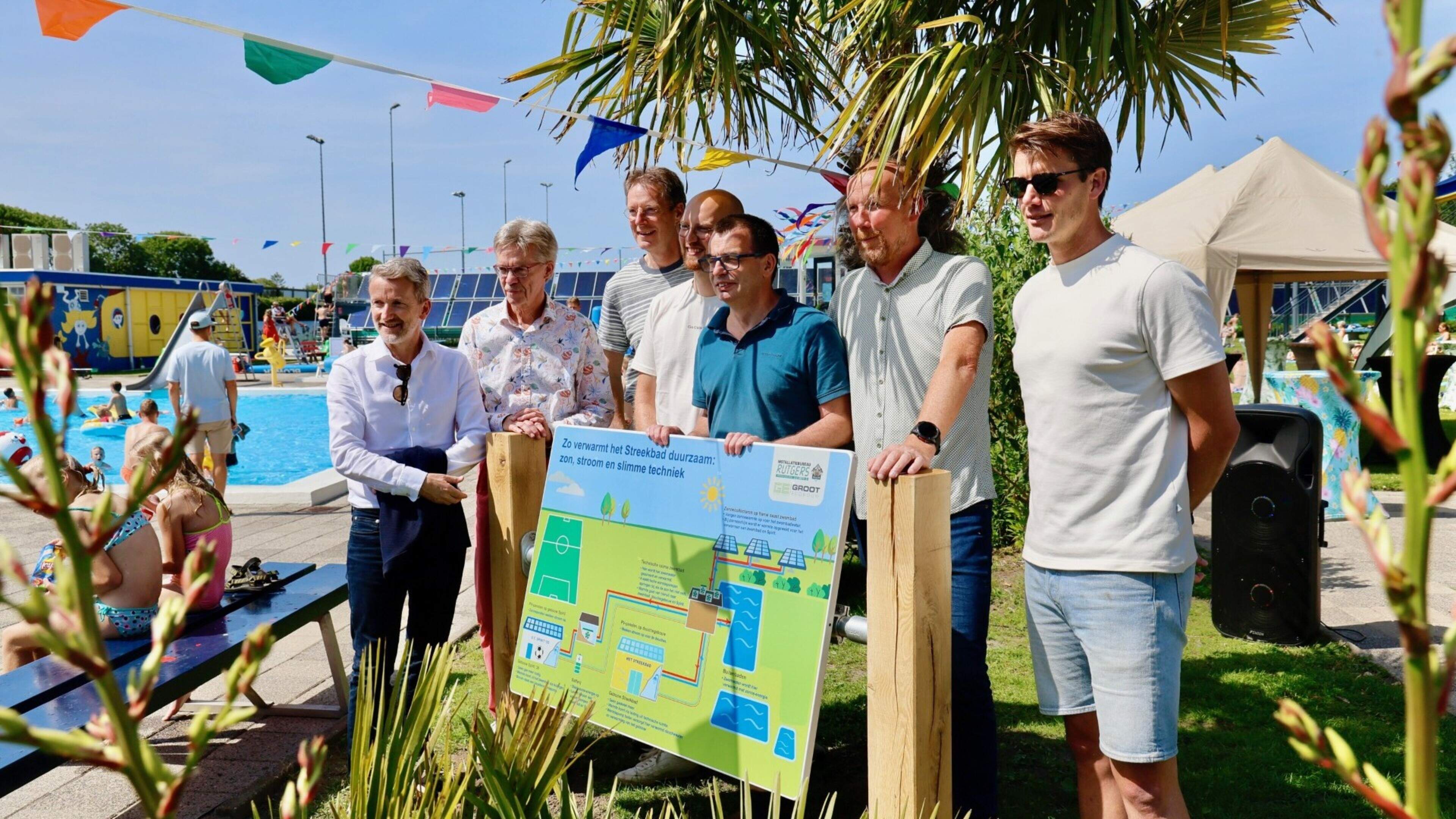 Feestelijke heropening Streekbad in Hoogkarspel na duurzame warmte-aanpak
