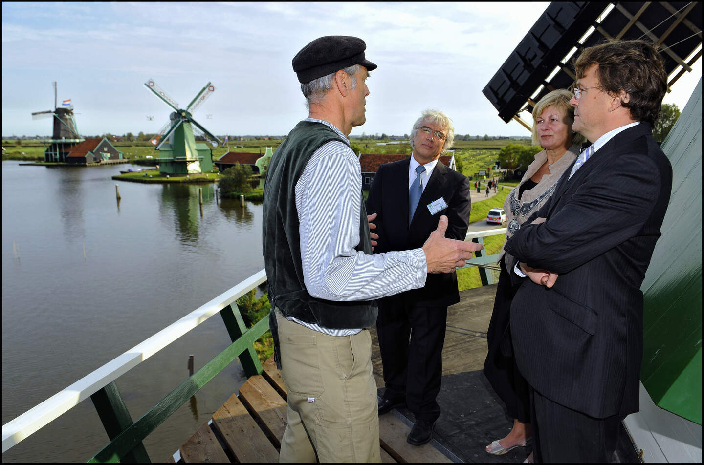En weer komt prinses Beatrix naar De Zaansche Molen, dit keer voor het ...