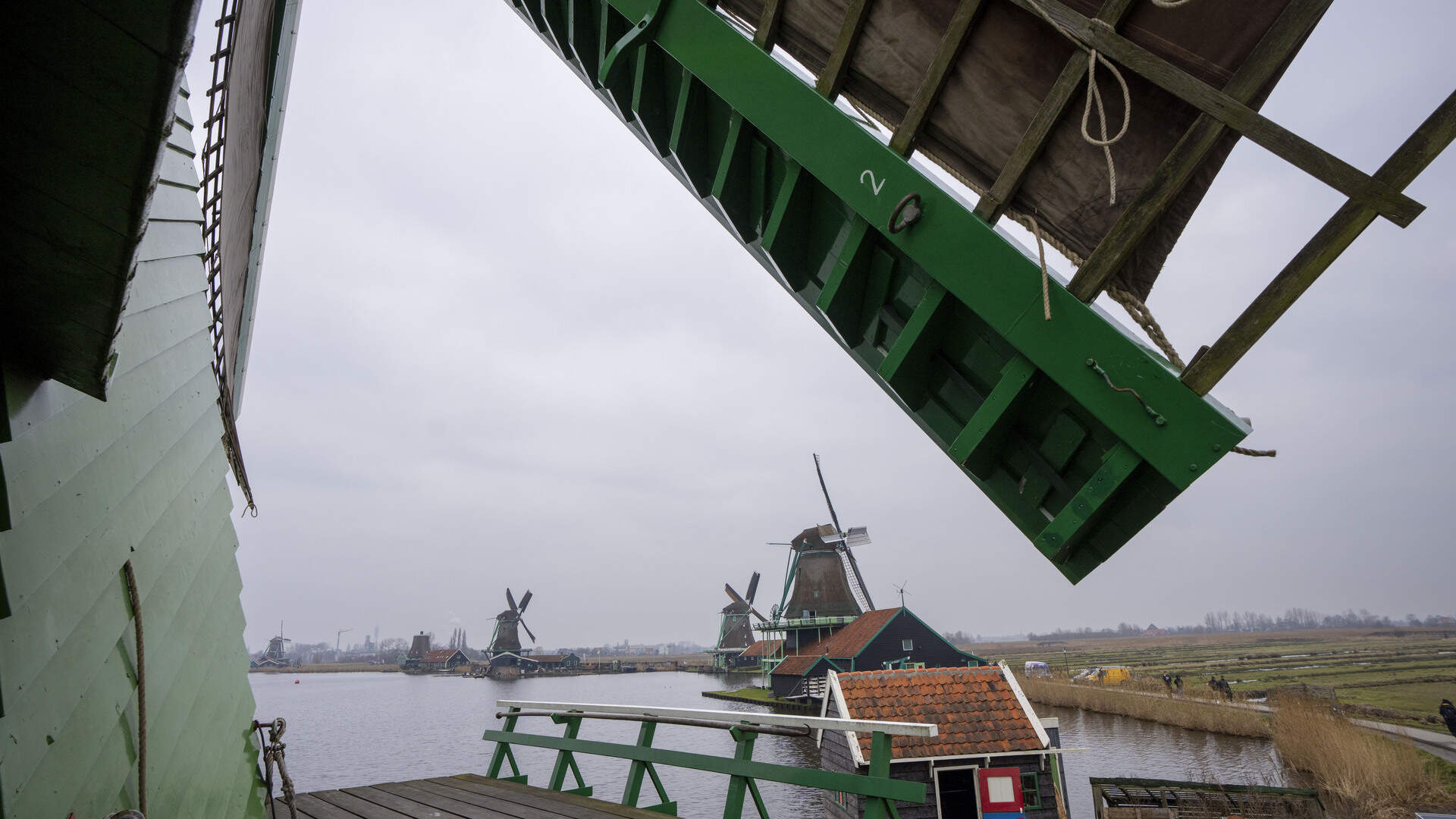 Prinses Beatrix komt langs bij Vereniging Zaansche Molen ter ere van ...