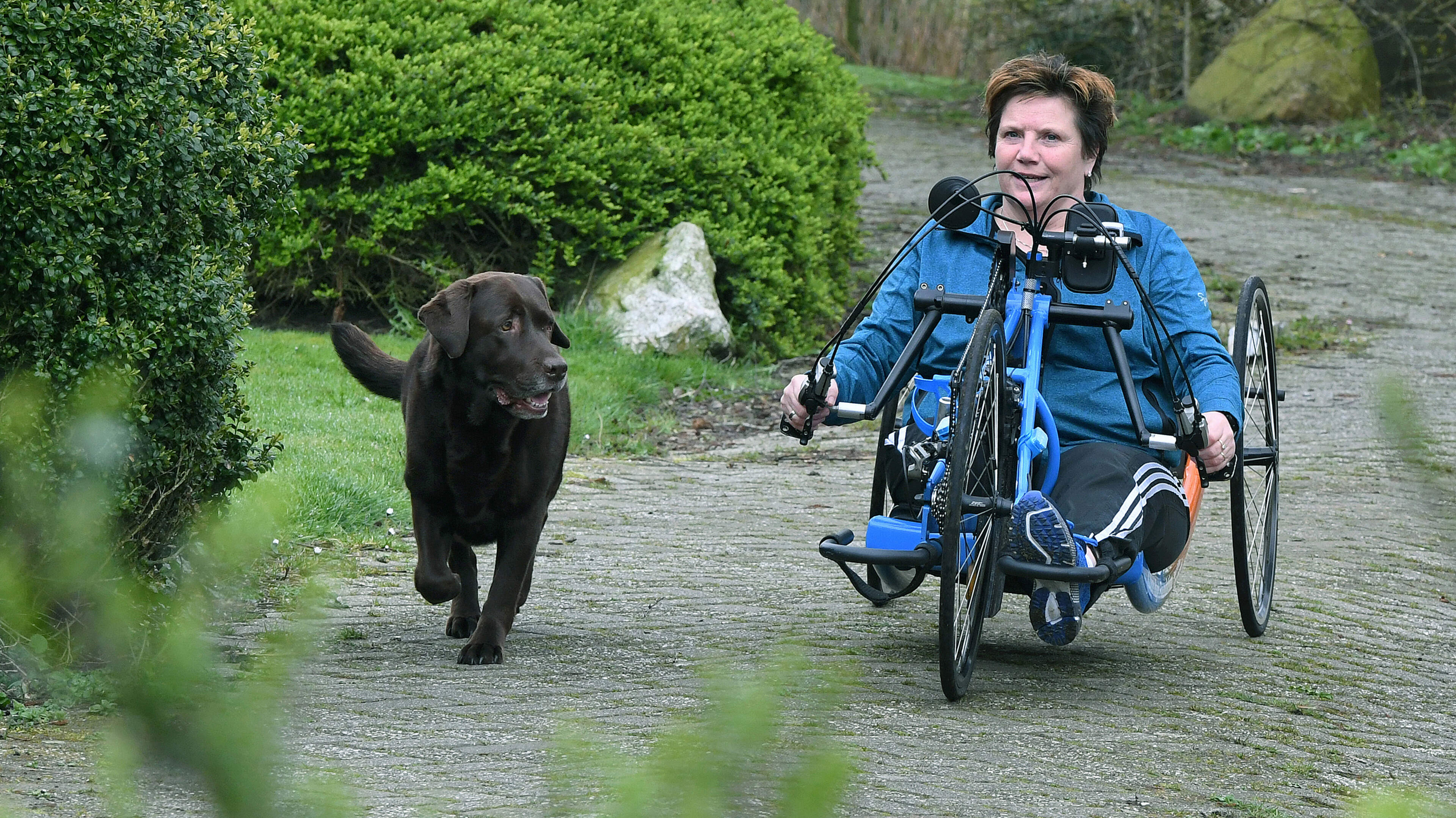 Now also rolling along the Pieterpad