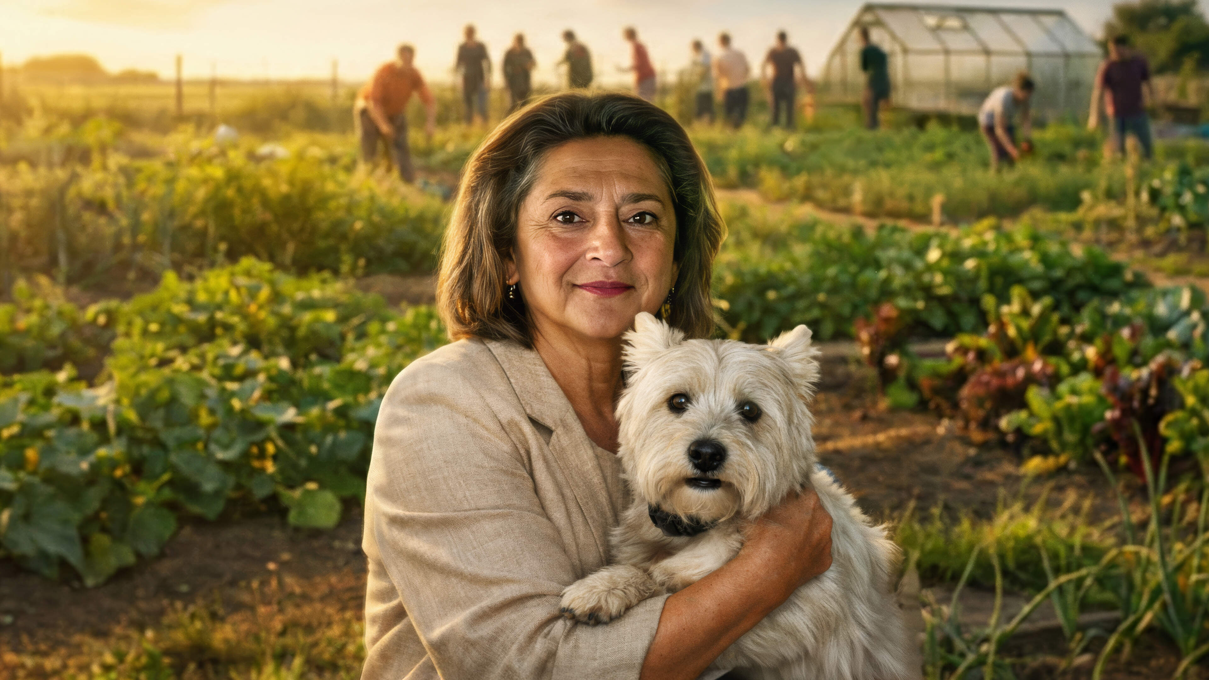 Actress Annet Malherbe doesn't want an allotment, but it’s the ideal setting for her new MAX series